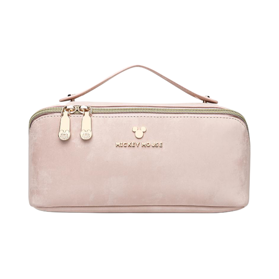 推荐商品：Disney/迪士尼 米奇大容量收纳便携多层防泼水抗菌化妆包