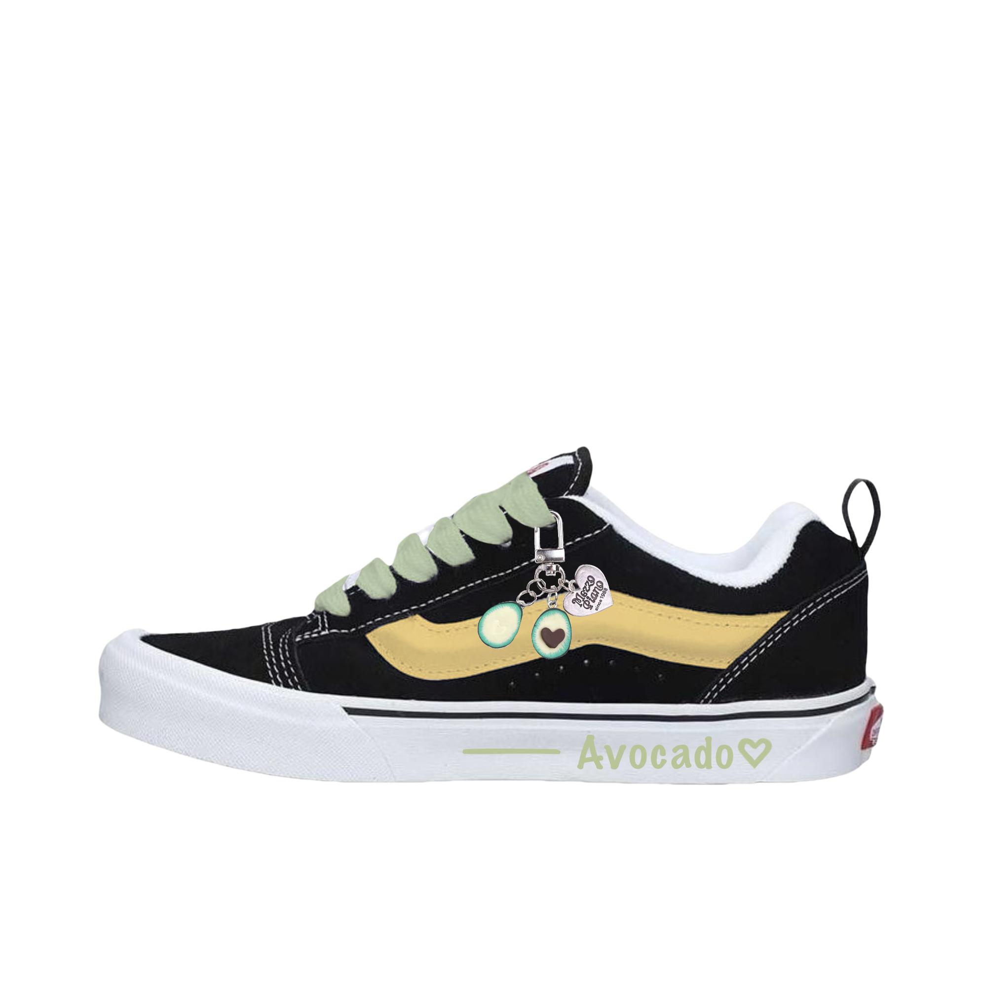 推荐商品：【定制球鞋】 Vans/范斯 Knu Skool 板鞋 防滑耐磨舒适减震时尚潮流复古百搭简约街头 牛油果之恋