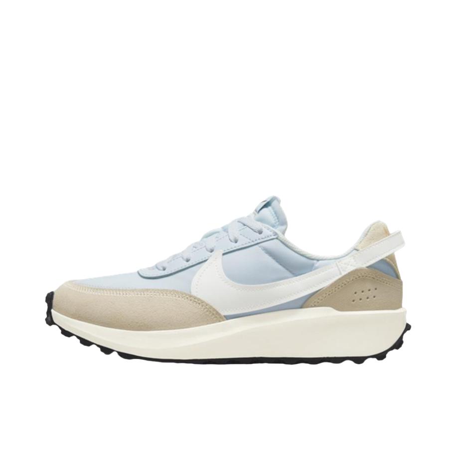 推荐商品：Nike Waffle Debut 运动休闲鞋 轻便缓震防滑复古圆头抓地包裹性 女款/淡蓝/浅棕