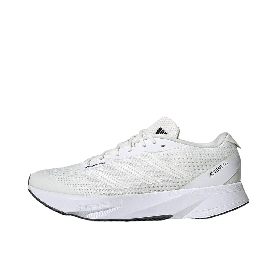推荐商品：adidas Adizero SL1 跑鞋 减震透气轻便备赛长跑训练 白色/黑色