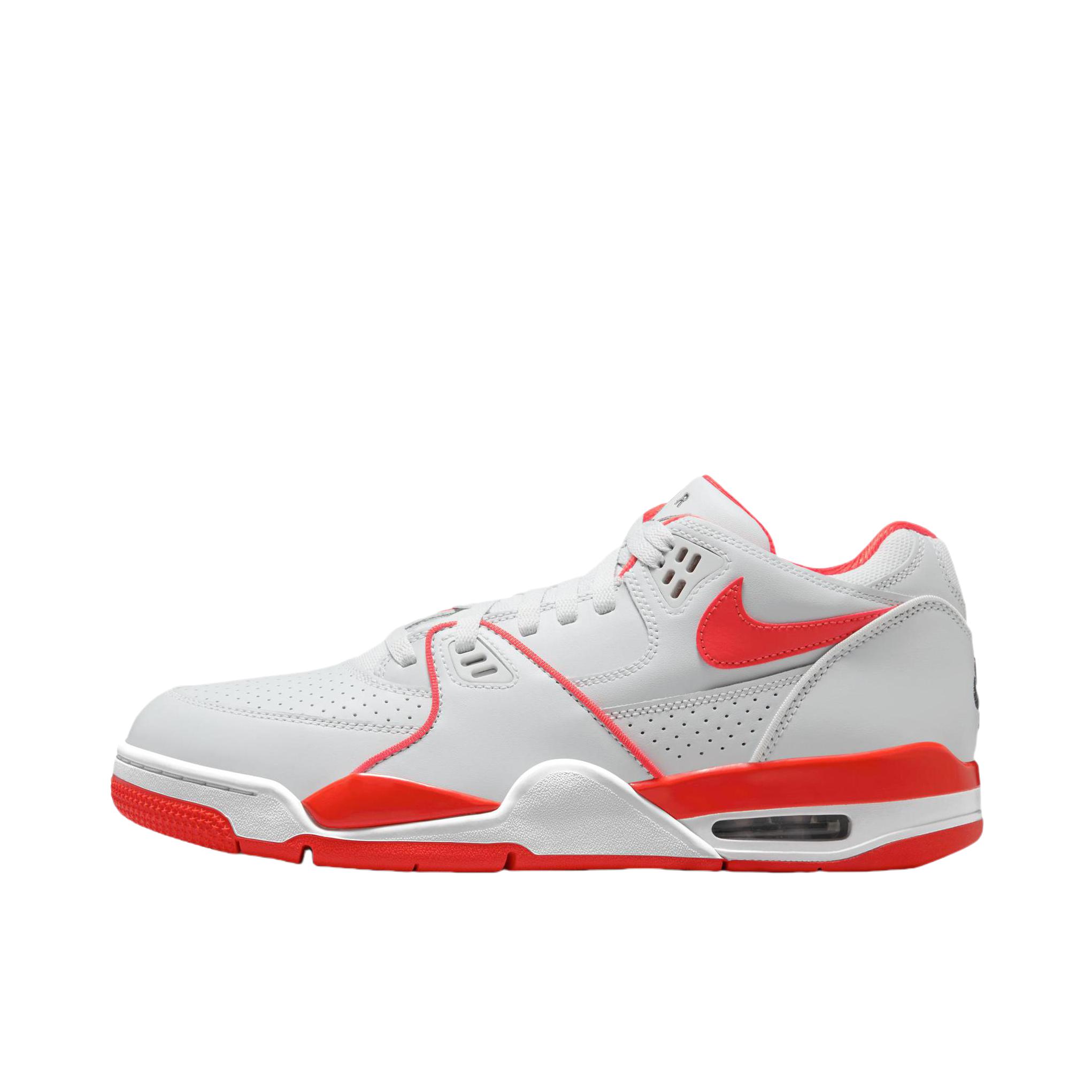 推荐商品：Nike Flight Legacy 运动休闲鞋 潮流复古缓震耐磨抓地 白色/深红色