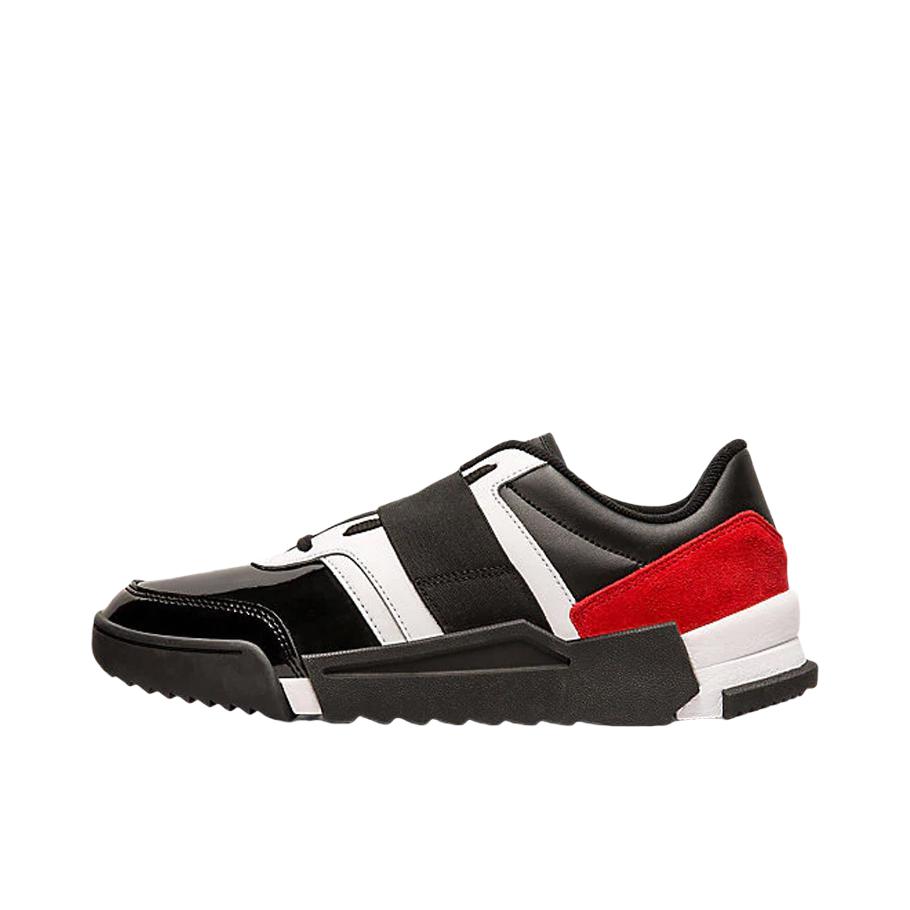 推荐商品：Onitsuka Tiger Track Trainer 运动休闲鞋 防滑耐磨减震透气舒适轻便复古时尚合成革织物易穿 黑色/红色/白色