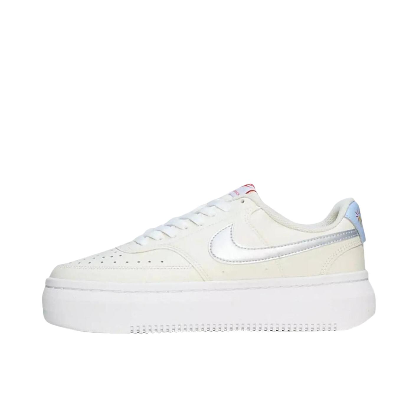 推荐商品：Nike Court Vision 1 Alta 板鞋 缓震舒适轻便耐磨厚底增高 女款/绿色/灰色/紫色