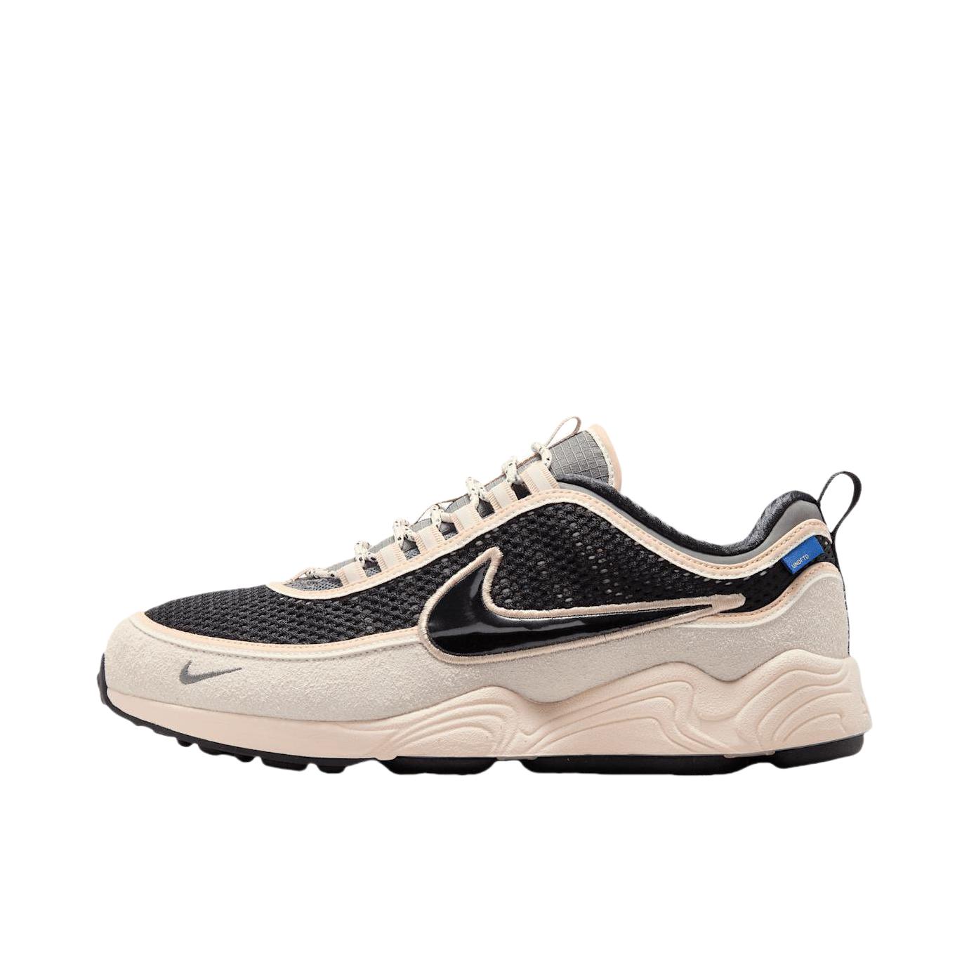 推荐商品：Nike Air Zoom Spiridon 跑鞋 时尚潮流复古防滑耐磨减震轻便织物透气回弹 UNDEFEATED联名/黑色