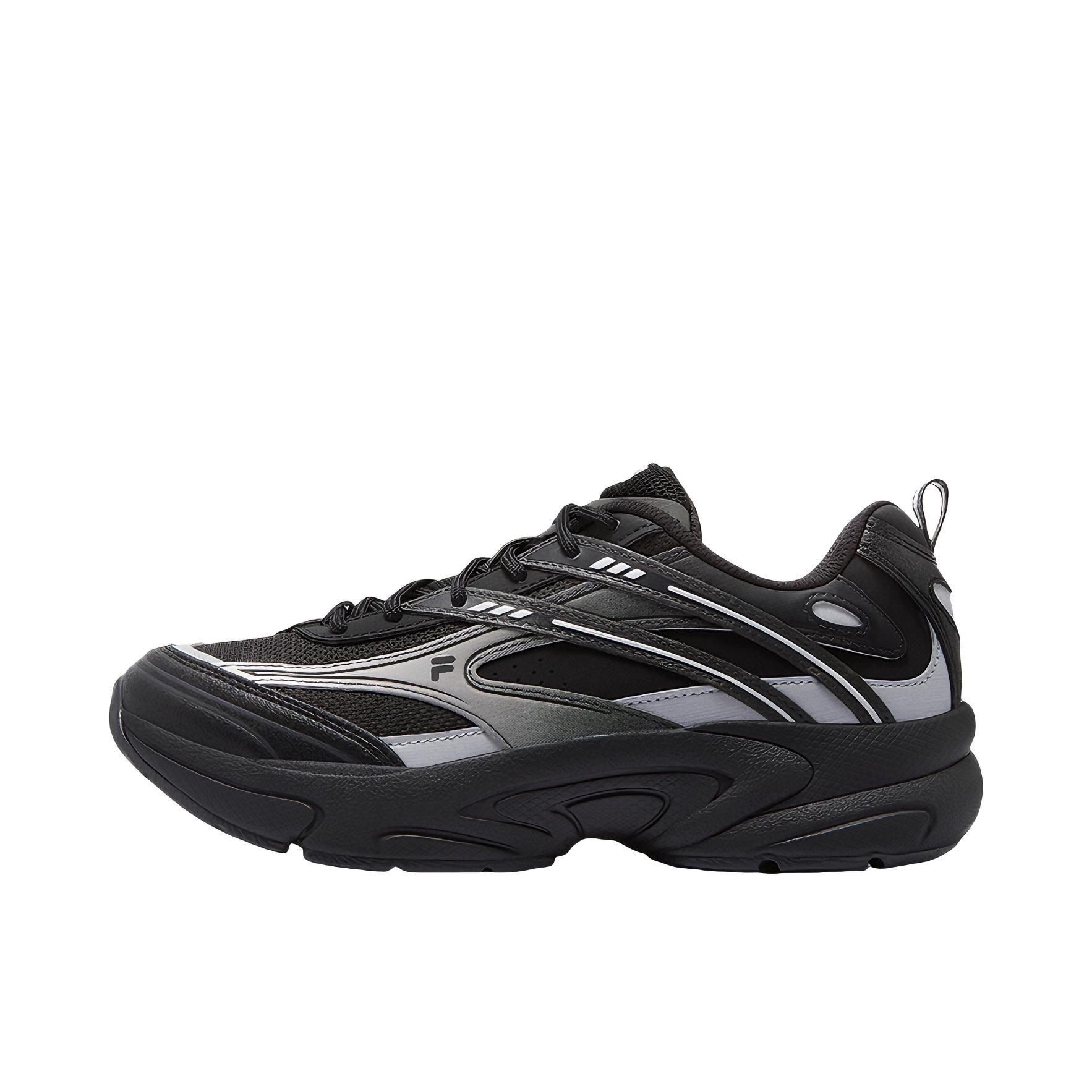 推荐商品：FILA/斐乐 LIGHT 未来 潮流 光迹鞋 运动休闲鞋 女款/黑色/雾霾灰