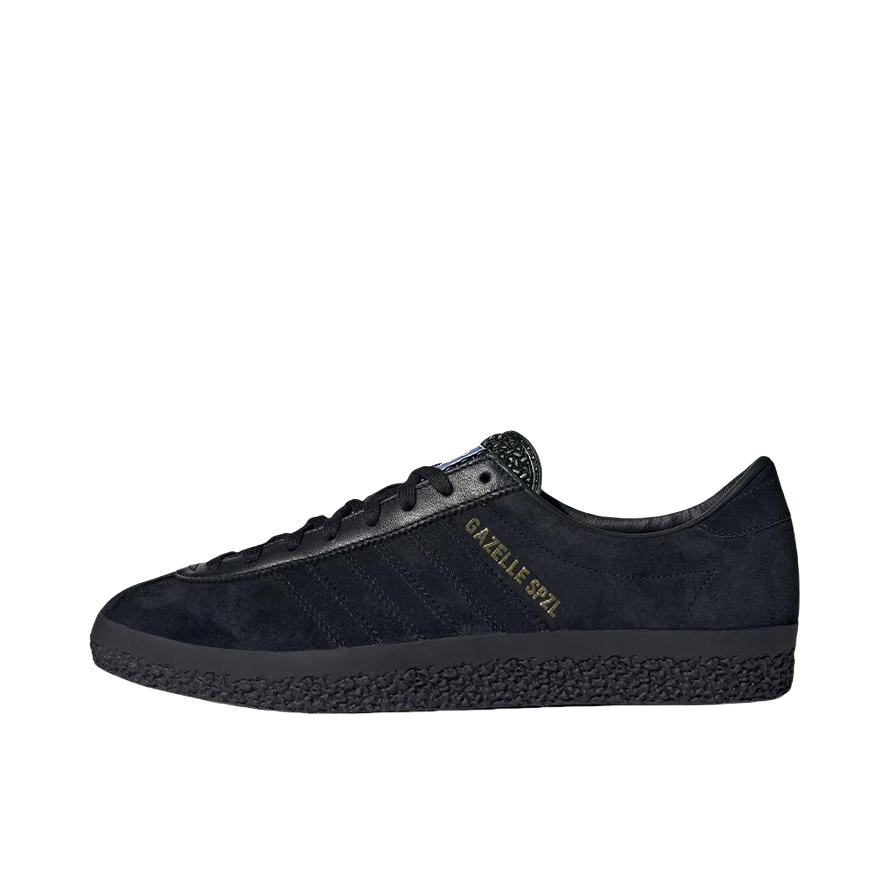 推荐商品：adidas Originals Gazelle T头鞋 德训鞋 板鞋 轻便复古薄底舒适百搭减震耐磨贴合圆头 Spezial联名/黑色/金色