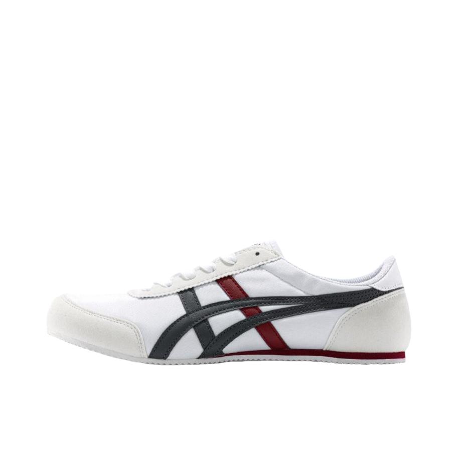 推荐商品：Onitsuka Tiger Track Trainer 运动休闲鞋 防滑耐磨减震透气舒适轻便复古时尚合成革织物易穿 白色/藏蓝/红色