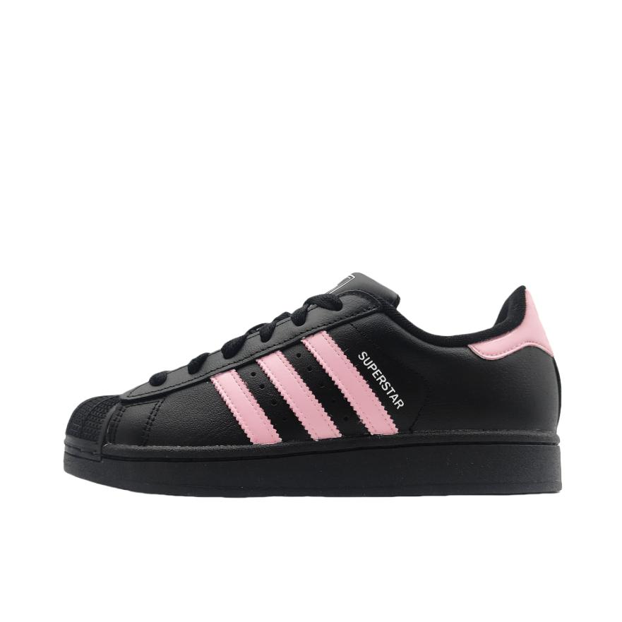 推荐商品：【定制球鞋】 adidas Originals Superstar 板鞋 防踢减震防滑耐磨百搭潮流时尚合成革贝壳头 粉泡泡
