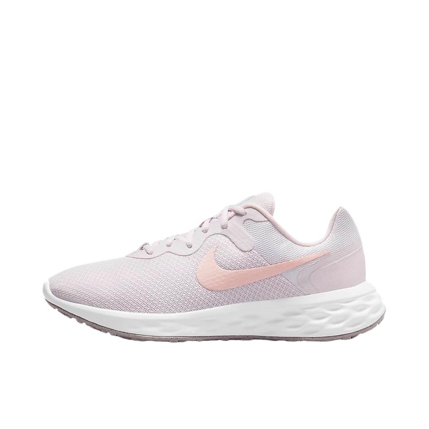 推荐商品：Nike Revolution 6 跑鞋 减震网面透气回弹圆头 雾粉