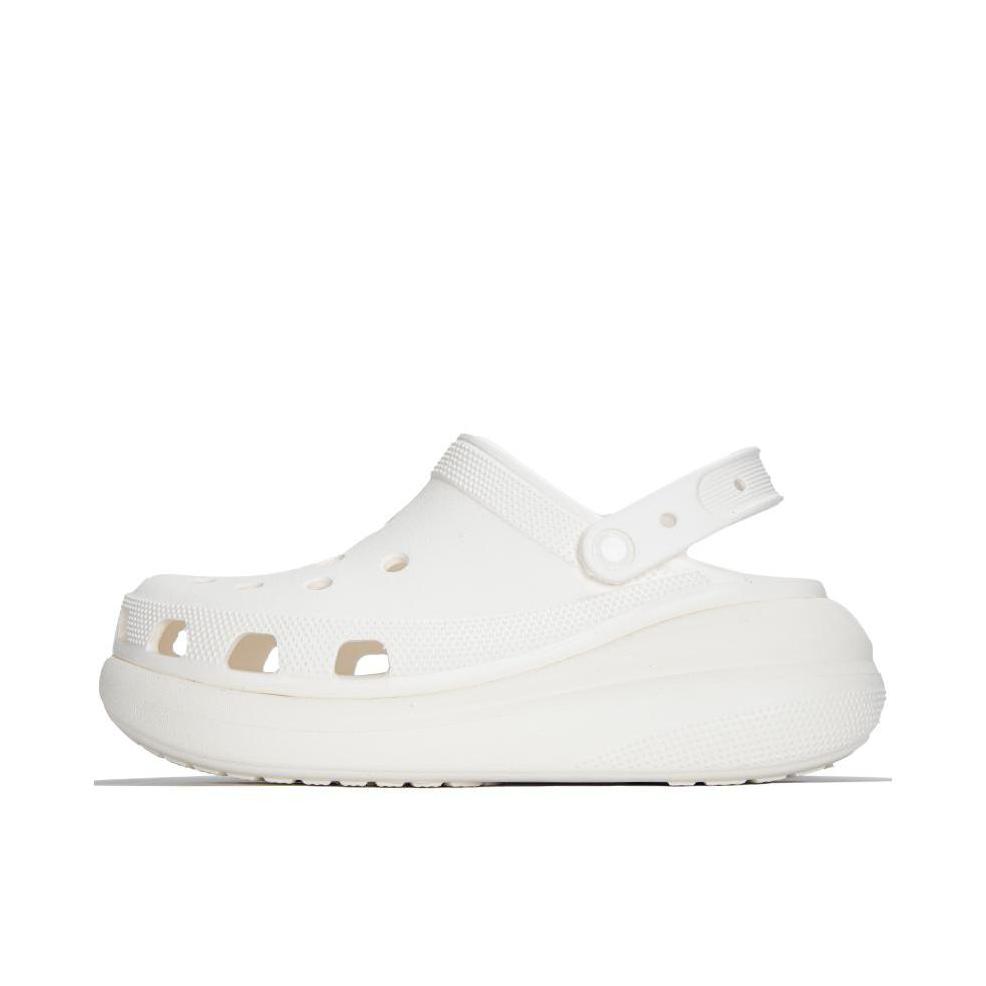 推荐商品：Crocs/卡骆驰 Classic Cutie Clog 经典萌萌 防滑耐磨 软萌 厚底 舒适 包头沙滩 回弹 运动 洞洞鞋 凉鞋儿童 大童/白色
