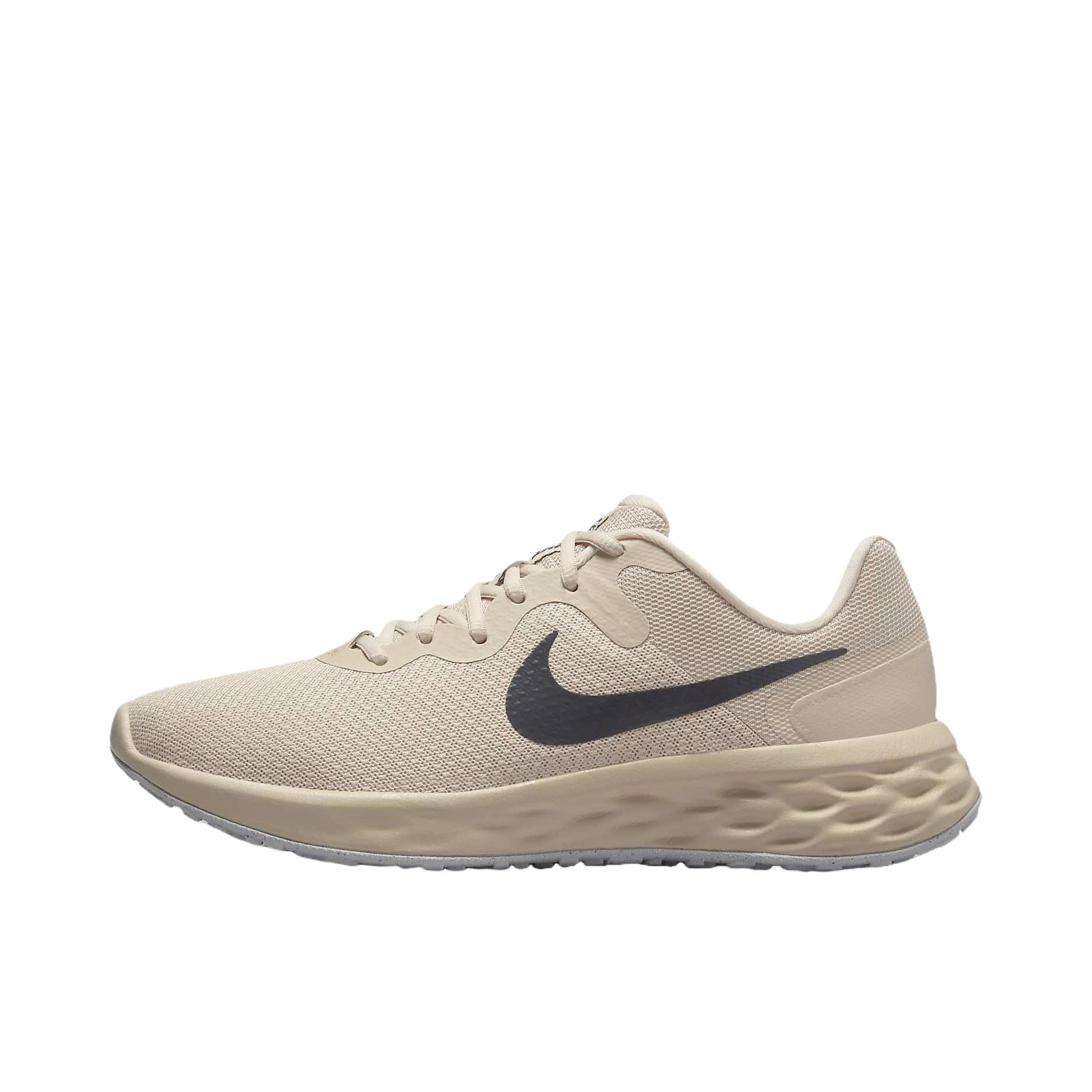 推荐商品：Nike Revolution 6 跑鞋 减震网面透气回弹圆头 褐色