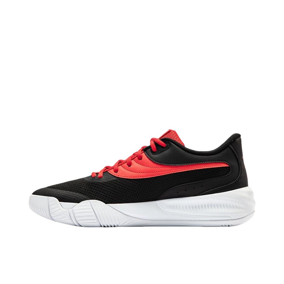 推荐商品：【姜伟泽同款】Puma/彪马 Triple 抗冲击 防滑耐磨 缓震透气 舒适圆头 实战 篮球鞋 黑色/鲜红色
