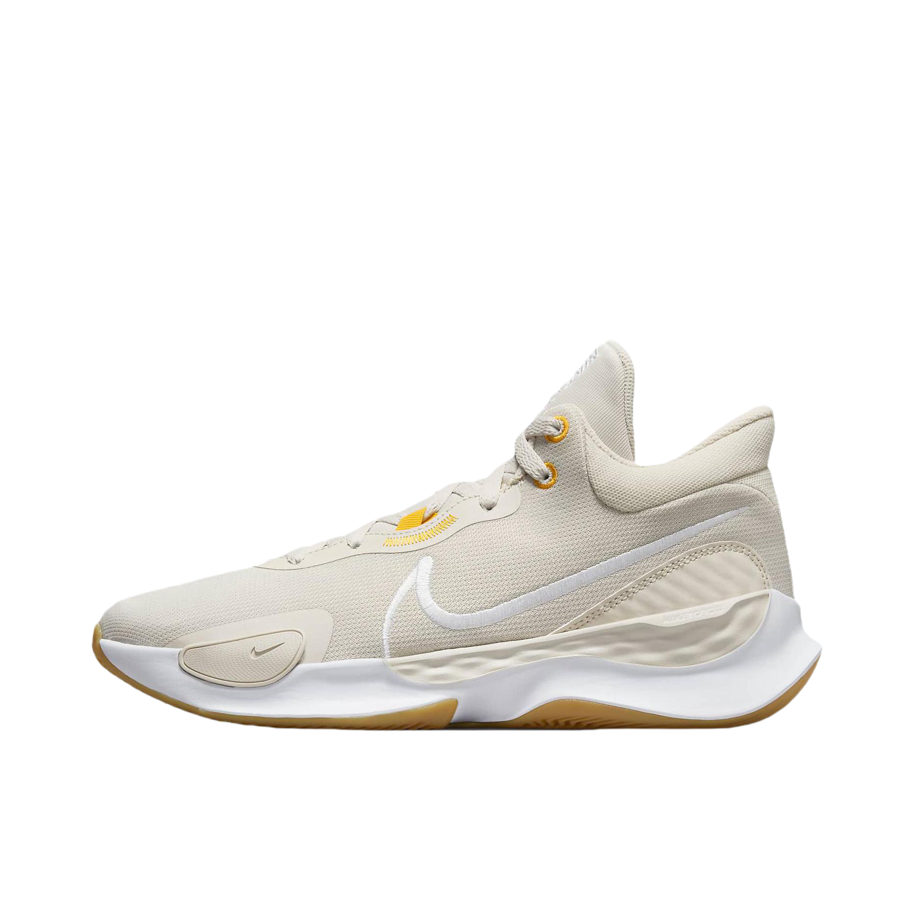 推荐商品：Nike Renew Elevate 3 篮球鞋 抗扭减震透气舒适轻便防滑耐磨抓地实战织物 幻影灰白/白色