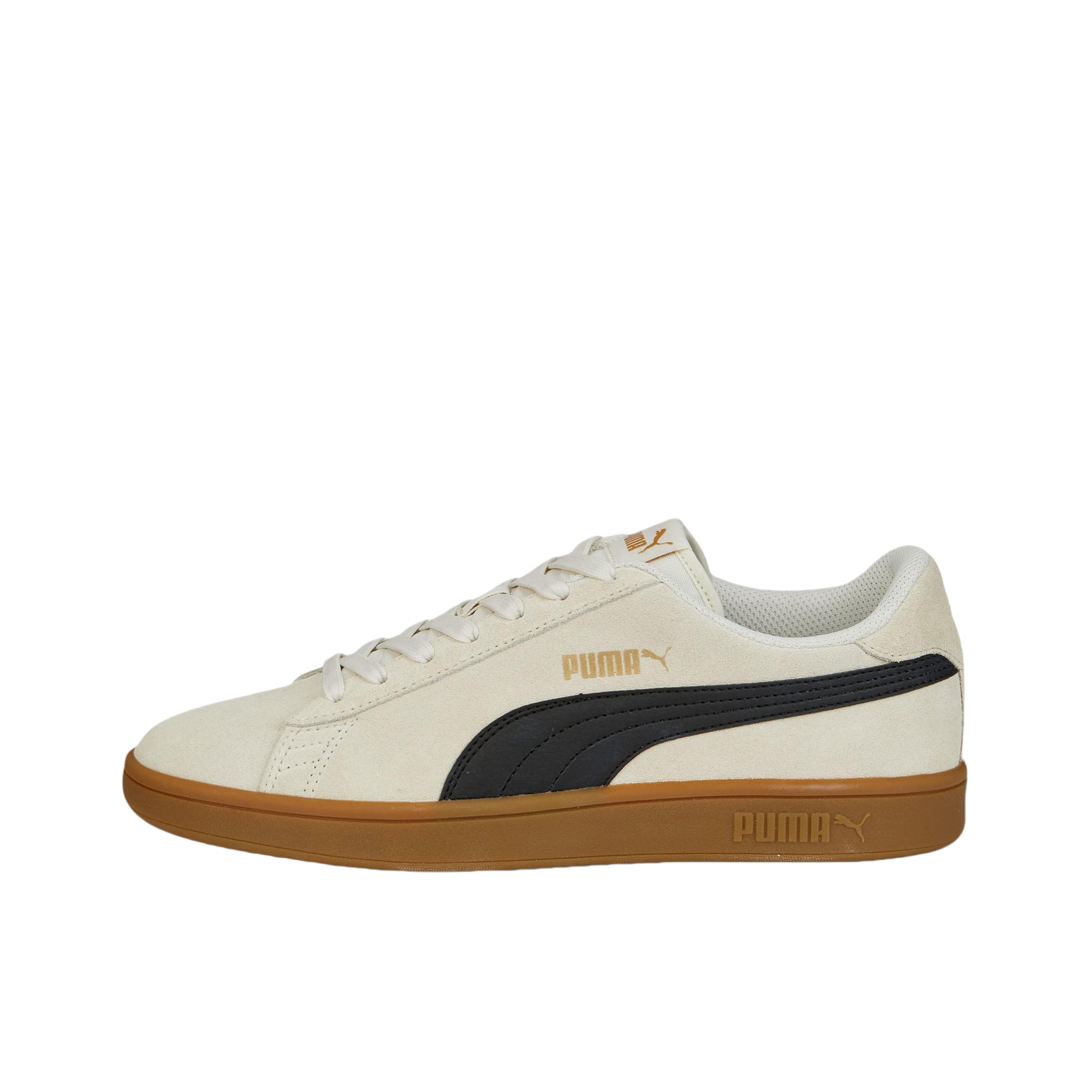 推荐商品：Puma/彪马 Smash 板鞋 防滑耐磨轻便透气休闲复古运动情侣 烟灰色/黑色/金色