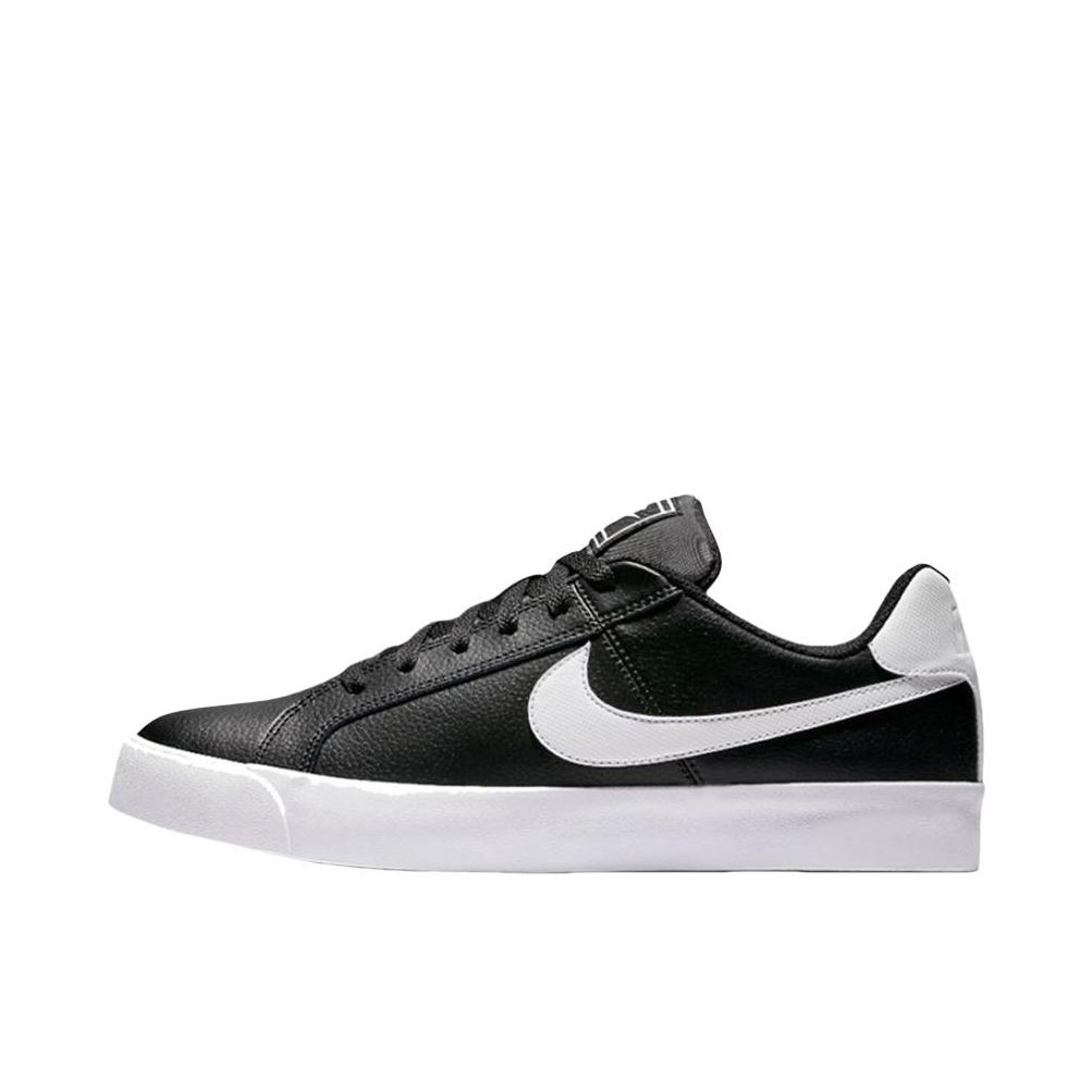 推荐商品：Nike Court Royale 板鞋 轻便防滑耐磨复古透气运动休闲低帮 Black/White 低帮/黑色/白色