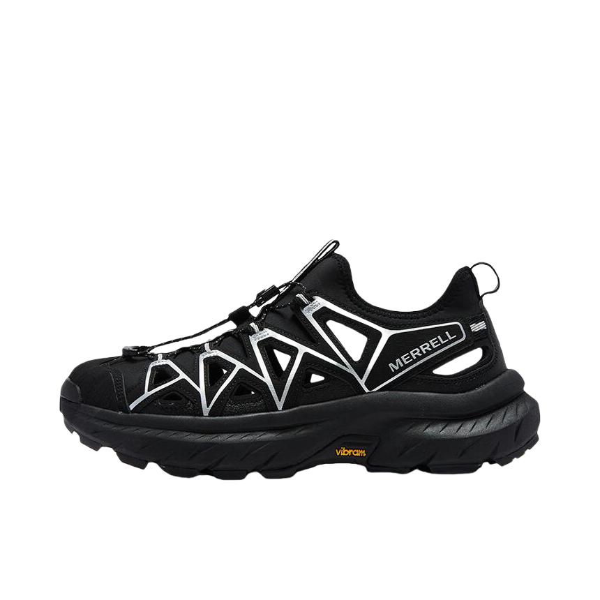 推荐商品：Merrell/迈乐 FUSION FRAME 溯溪鞋 百搭防滑一脚蹬抓地防水涉水 黑色/银色