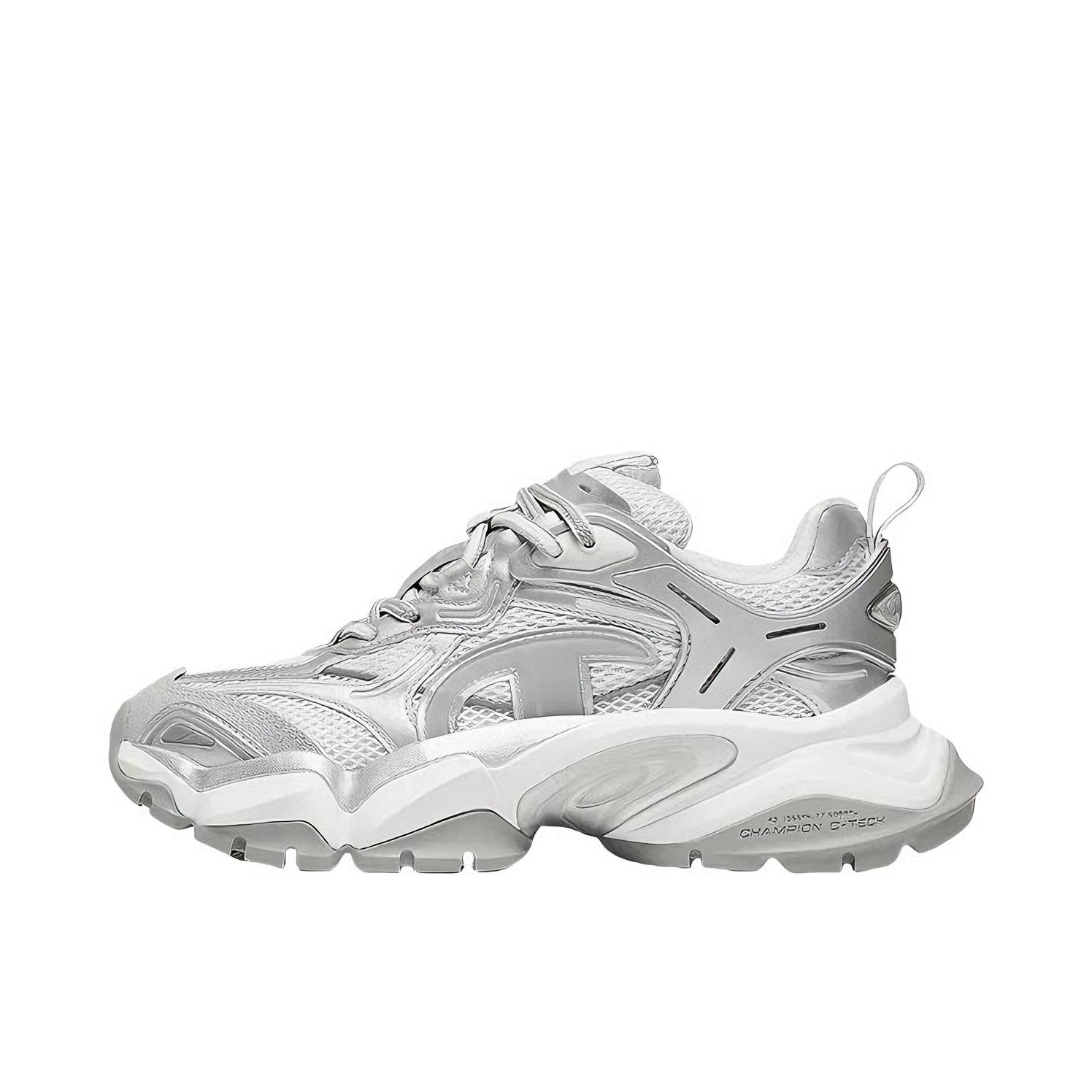 推荐商品：Champion/冠军 Power Armor 老爹鞋 轻机甲日常休闲百搭增高 女款/灰色