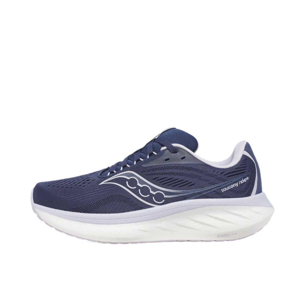 推荐商品：Saucony/索康尼 Ride 驭途 18 舒适缓震 防滑耐磨 低帮 慢跑 百搭 跑鞋 海军蓝 