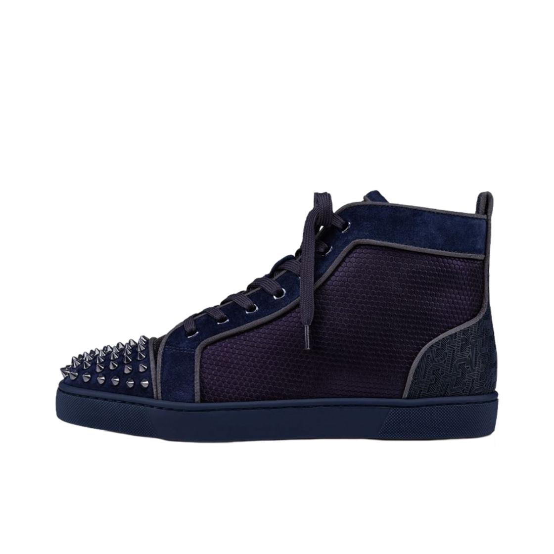 推荐商品：Christian Louboutin 舒适透气 防滑耐磨 圆头 时尚百搭 运动休闲鞋 3210381 深蓝色
