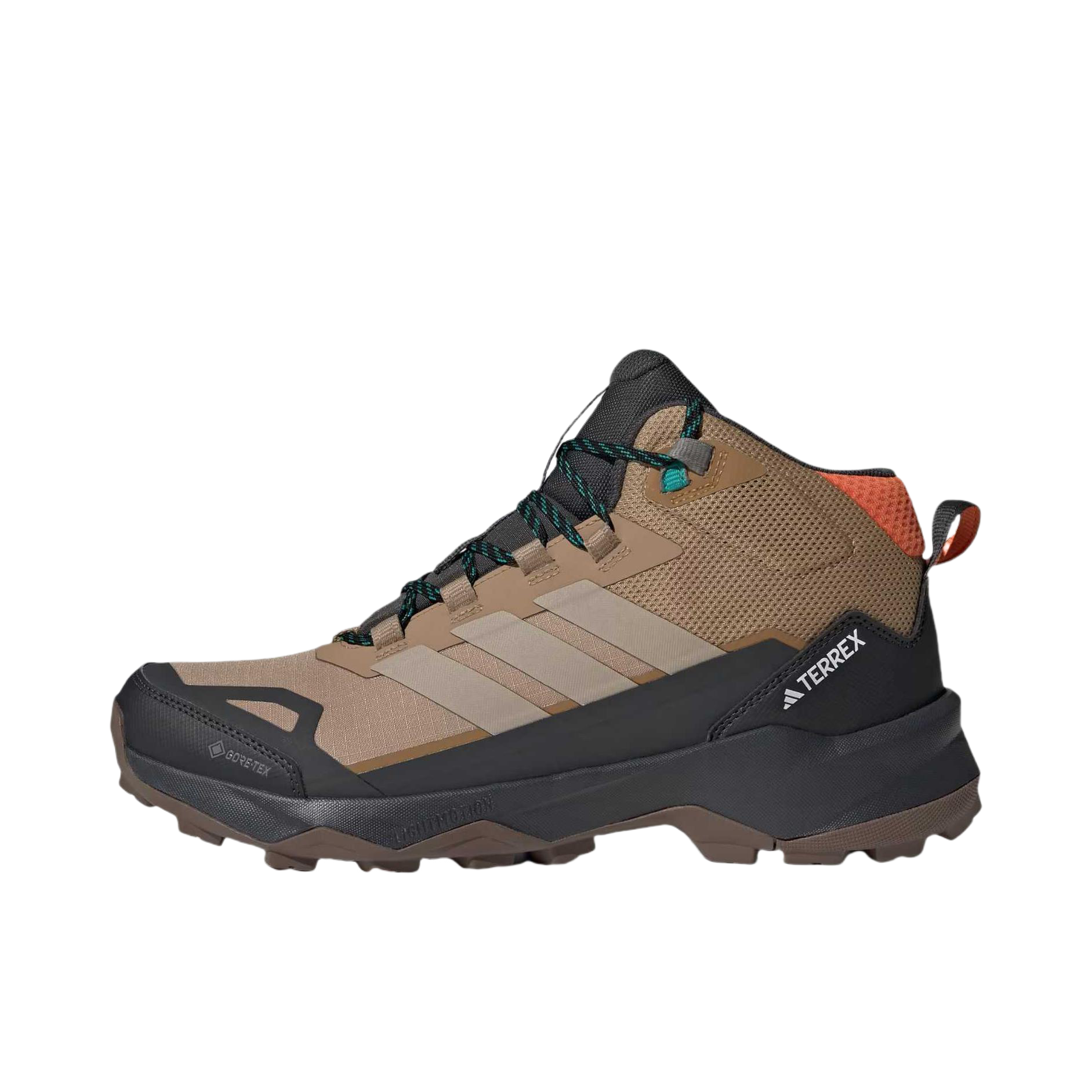 推荐商品：adidas Terrex Skychaser AX5 GORE-TEX CLIMA 徒步鞋 百搭耐磨防水 中帮/棕色 