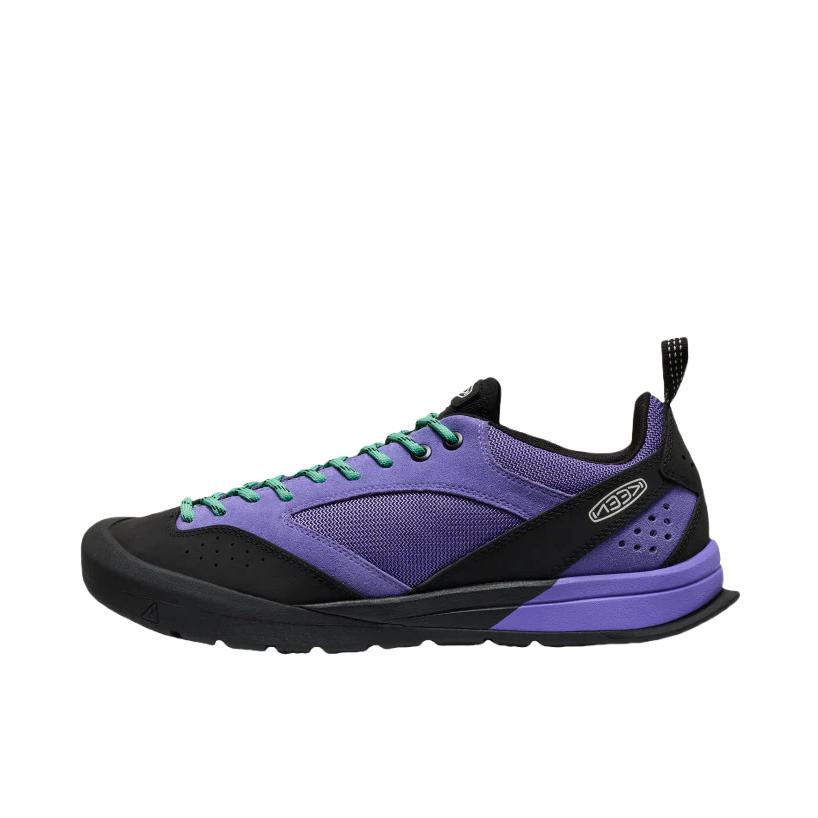 推荐商品：KEEN/科恩 Jasper III系列 户外休闲鞋 复古轻便低帮舒适支撑网布 紫色/黑色