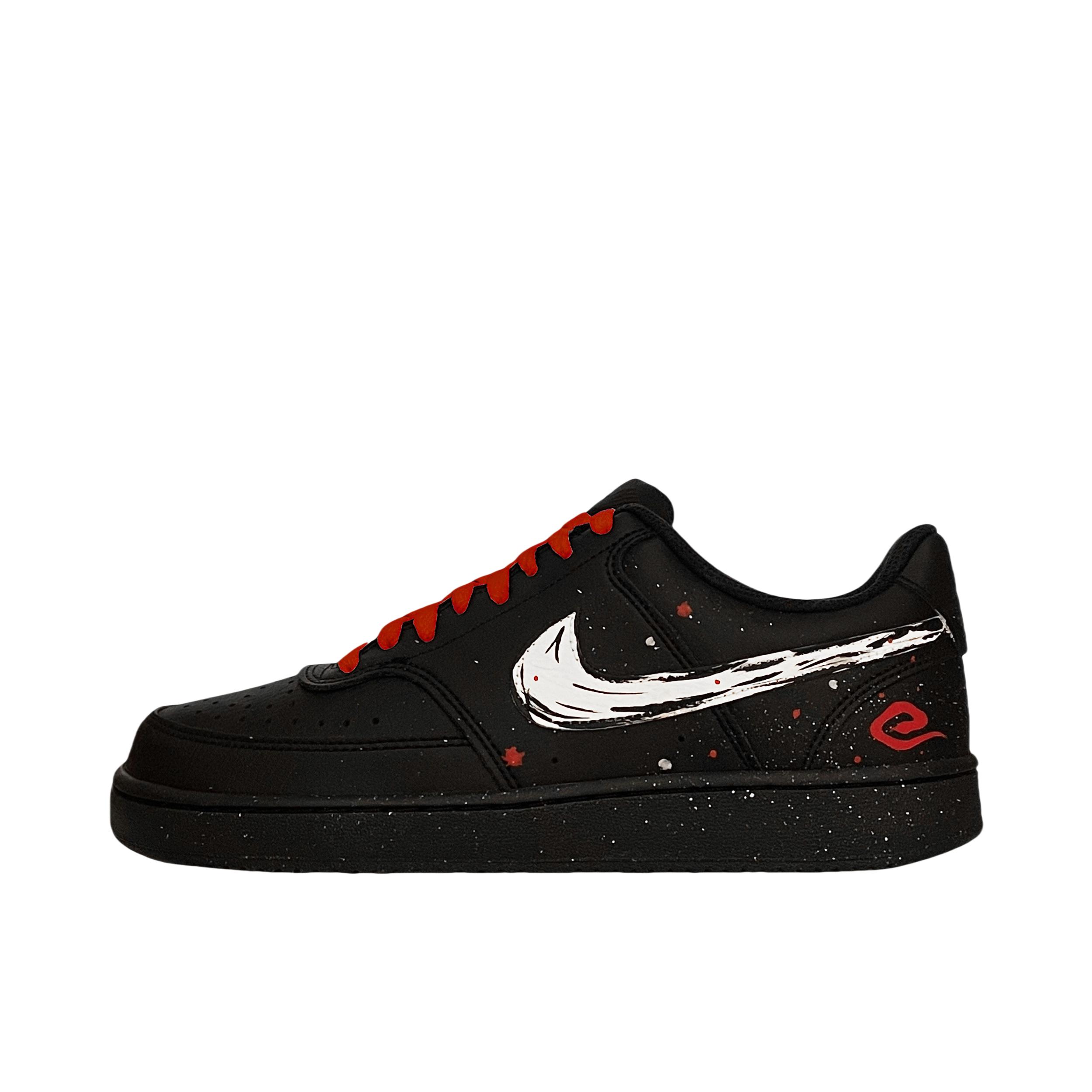 推荐商品：【定制球鞋】 Nike Court Vision 1 板鞋 防水美式简约防滑减震复古 画蛇添福