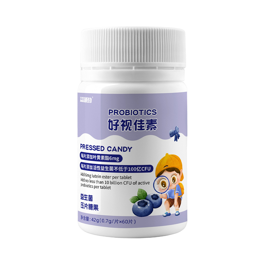 推荐商品：益可劲 好视佳素 儿童 益生菌压片糖果 42g