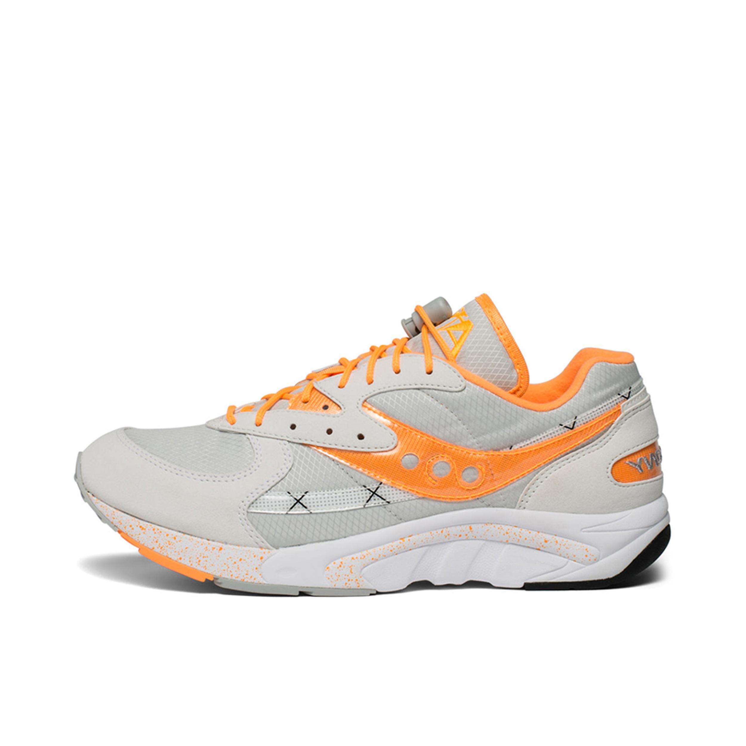 推荐商品：Saucony/索康尼 Aya 复古 网布透气 防滑耐磨 舒适轻便 跑鞋 白色/橙色