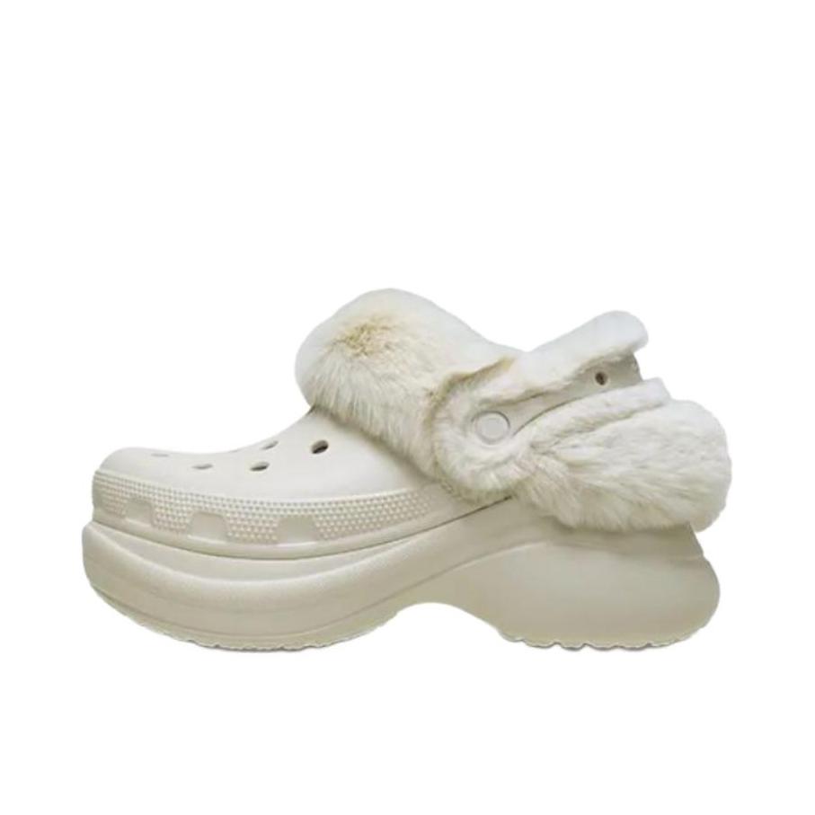 推荐商品：Crocs/卡骆驰 Classic BAE Clog 小鲸鱼 复古 坡跟 厚底 增高 防滑耐磨 涉水 运动 沙滩 圆头 洞洞鞋 凉鞋 女款/水泥灰 