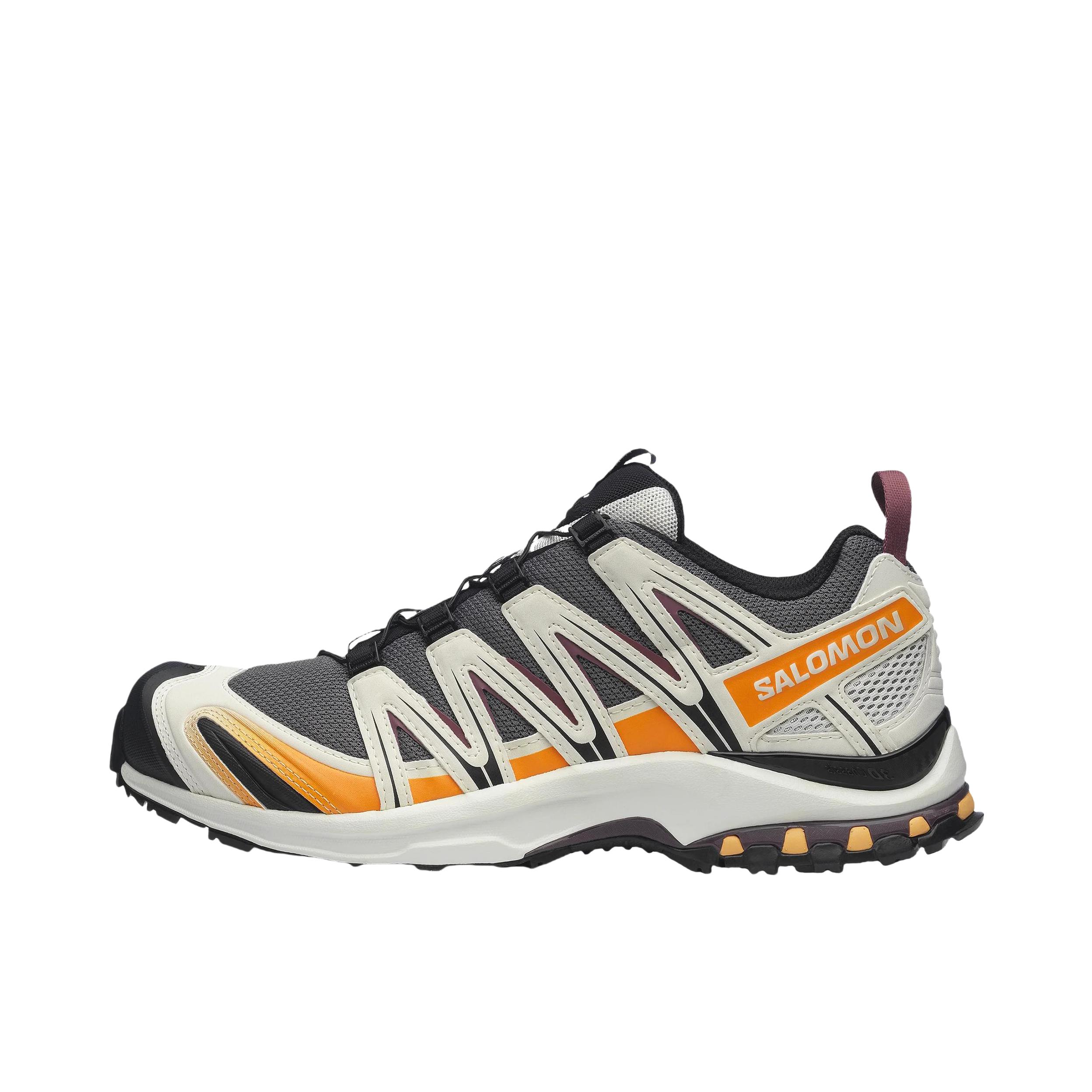 推荐商品：Salomon/萨洛蒙 XA Pro 3D 户外鞋 徒步鞋 越野跑鞋 防滑耐磨防水包裹性稳定支撑织物网布抓地 黑色/米色