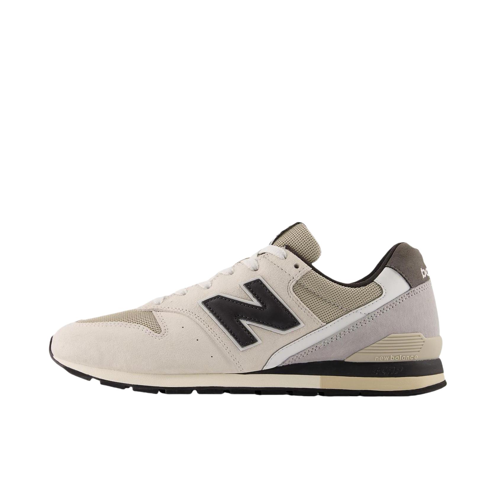 推荐商品：New Balance 996 织物 时尚复古 减震轻便 防滑耐磨 舒适透气 支撑 包裹性 增高 薄底 马拉松 人造革 防水 慢跑 运动休闲鞋 D宽/米色/白色 