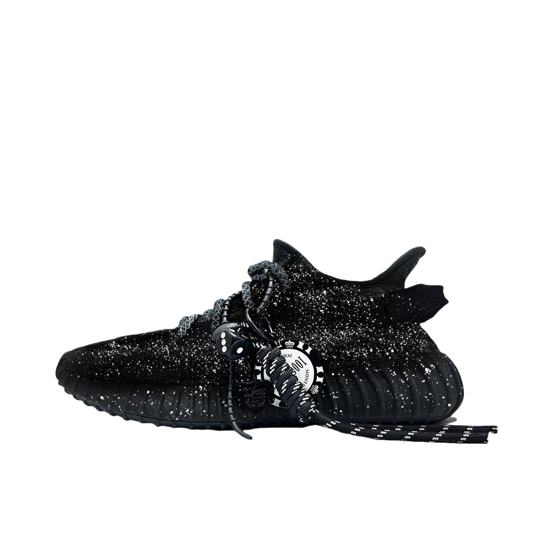 推荐商品：【定制球鞋】adidas Yeezy Boost 350 系带 缓震透气 防滑耐磨 轻便 织物 低帮 简约百搭 运动休闲鞋 银河满天星