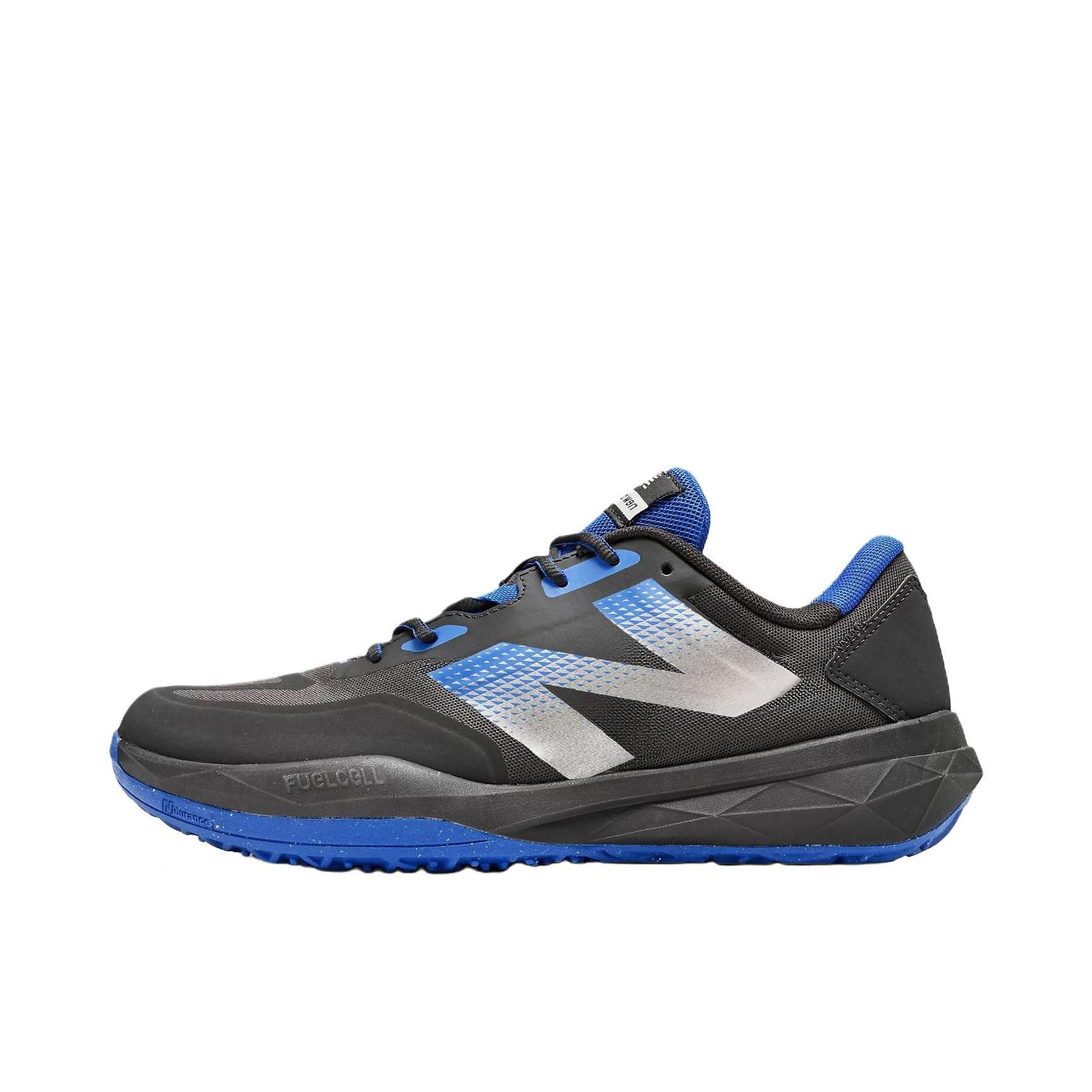 推荐商品：New Balance FuelCell 796 v4 网球鞋 透气耐磨低帮厚底 D宽/黑色/蓝色 