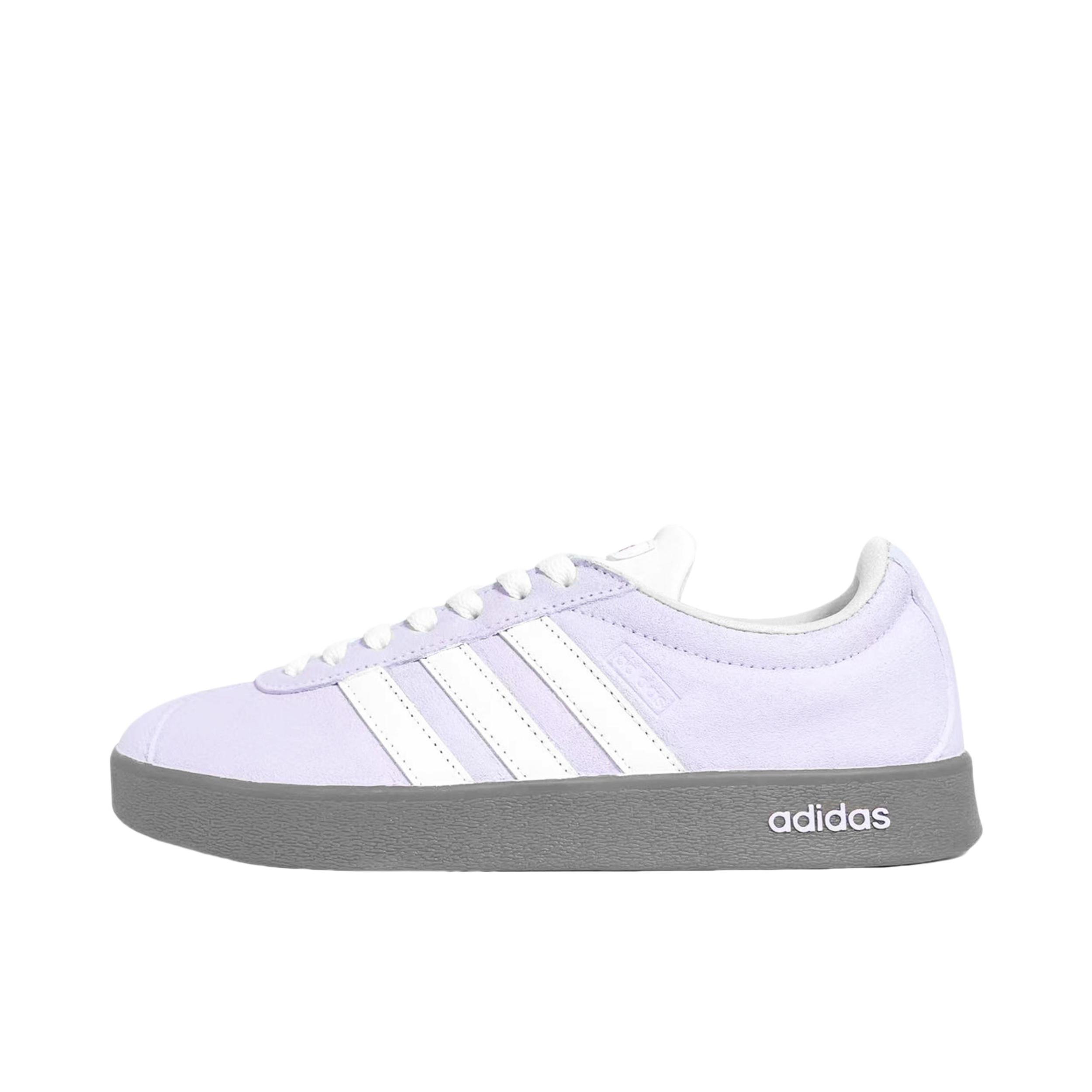 推荐商品：【定制球鞋】Adidas neo VL Court 2.0 德训鞋 板鞋 复古轻便耐磨芭蕾风甜美文艺抗冲击性防水 紫玫瑰2.0