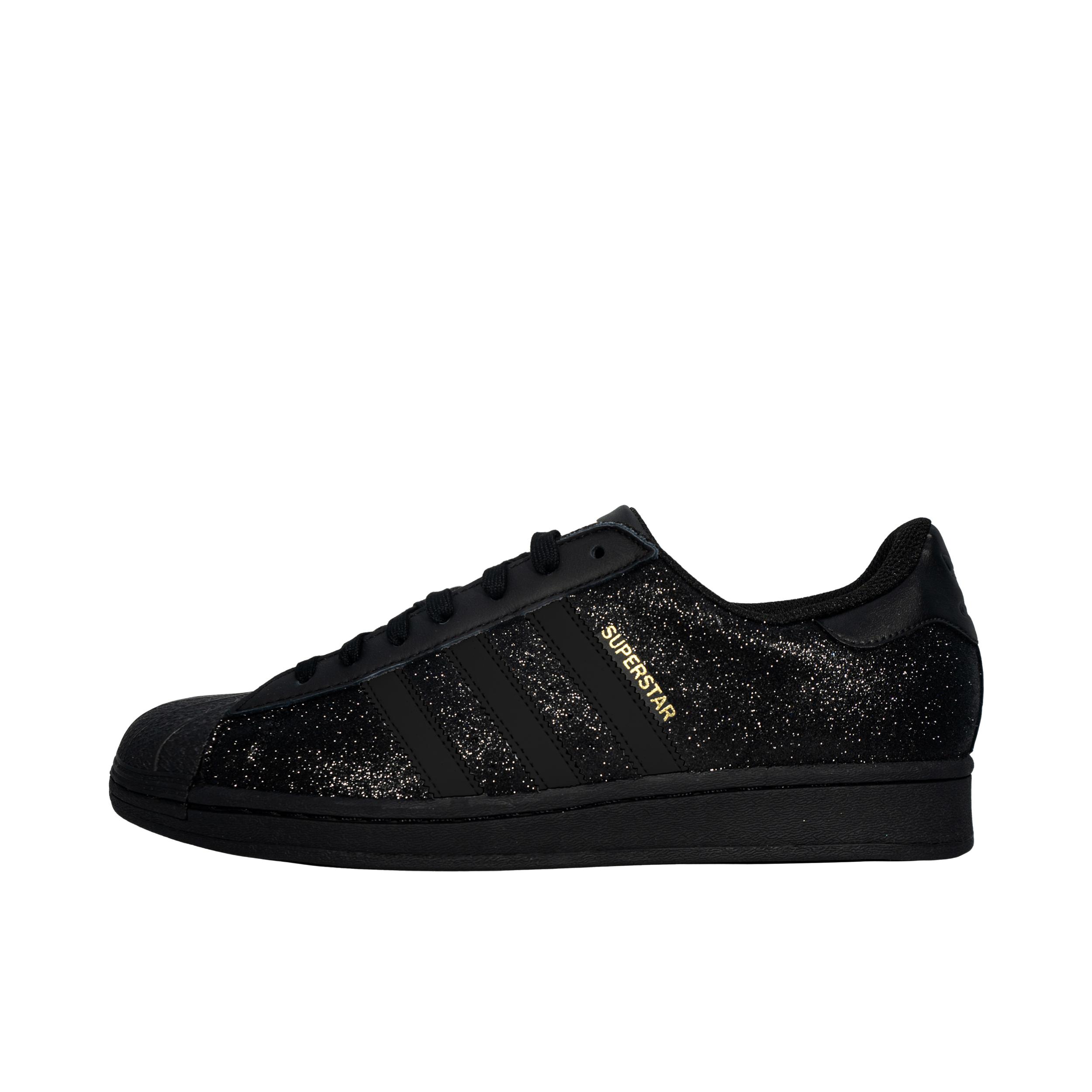 推荐商品：【定制球鞋】 adidas Originals Superstar 板鞋 防踢减震防滑耐磨百搭潮流时尚合成革贝壳头 黑满天星贝壳头