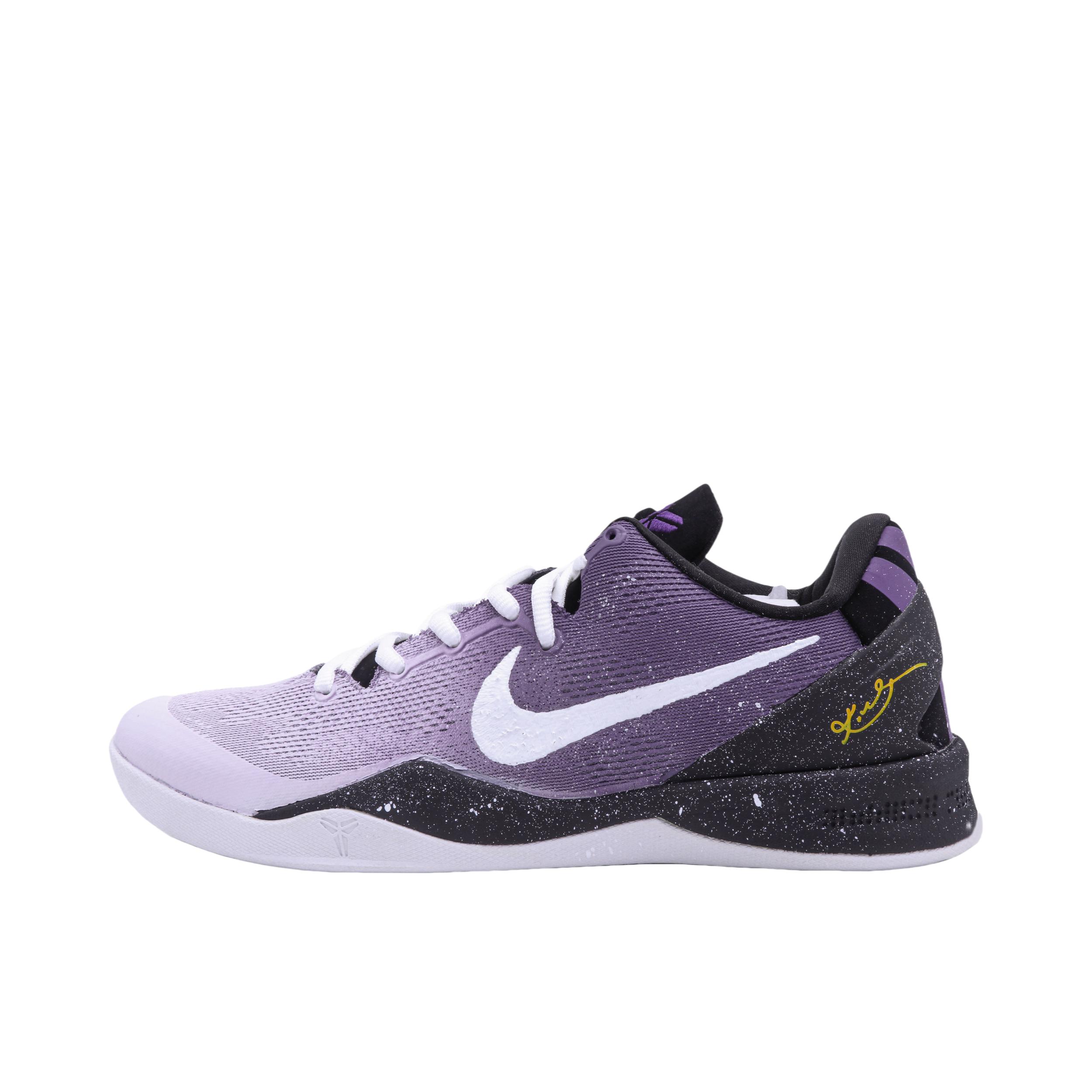 推荐商品：【定制球鞋】 Nike Kobe 8 篮球鞋 防滑耐磨轻便透气舒适圆头潮流简约减震 午夜紫
