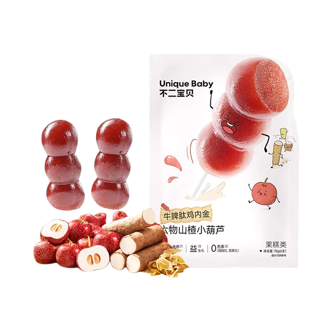 推荐商品：不二宝贝 六物山楂小葫芦无添加糖0色素