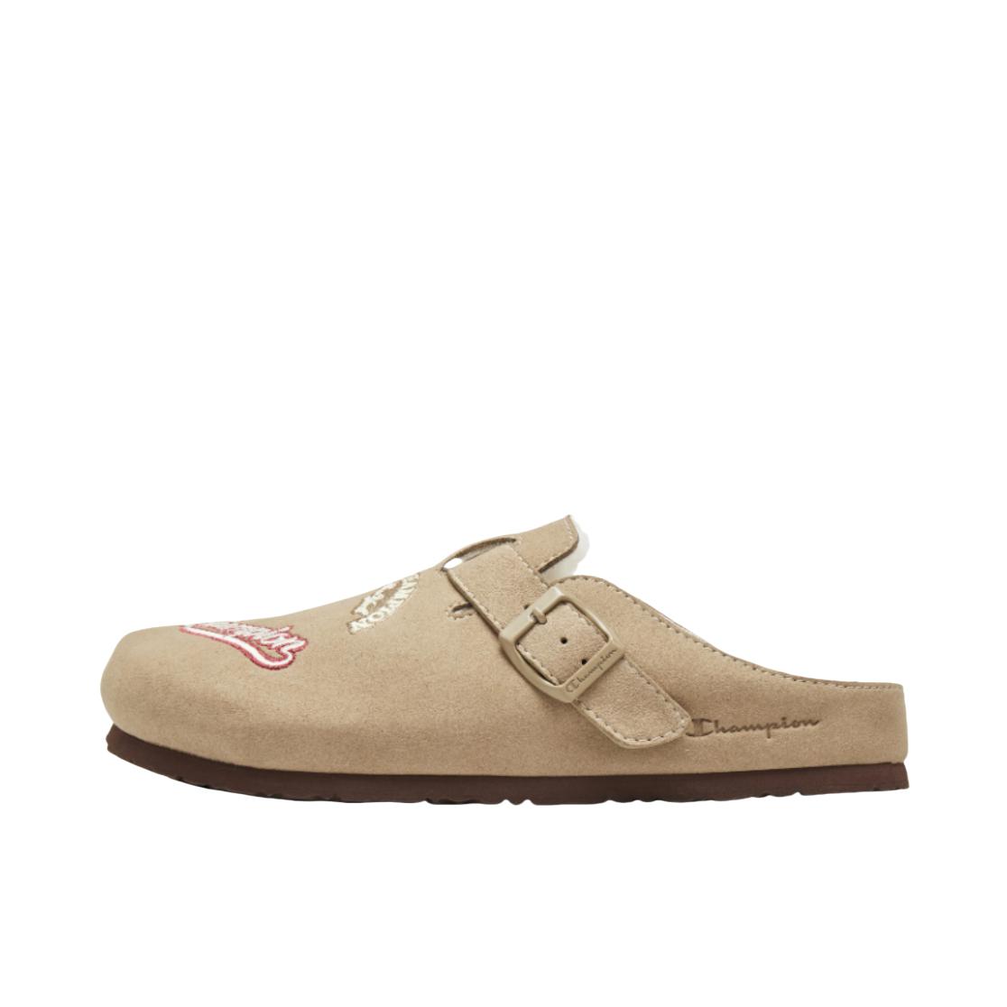 推荐商品：Champion/冠军 Rochester Sandal Birken Mid EC 勃肯鞋 拖鞋 百搭简约复古时尚休闲平底 半拖/砂石色