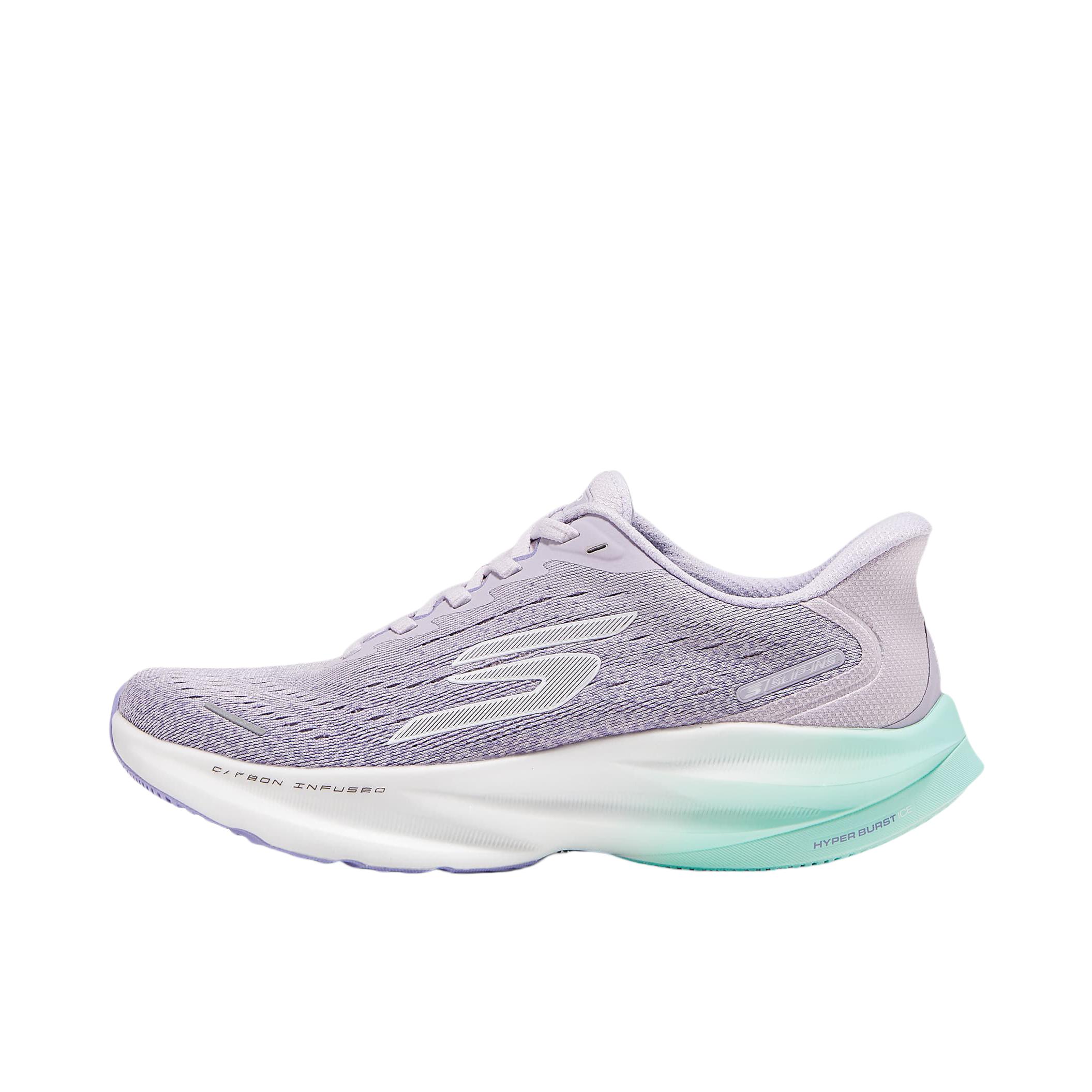 推荐商品：Skechers/斯凯奇 Aero Spark 跑鞋 休闲百搭低帮厚底 女款/紫色/浅绿色