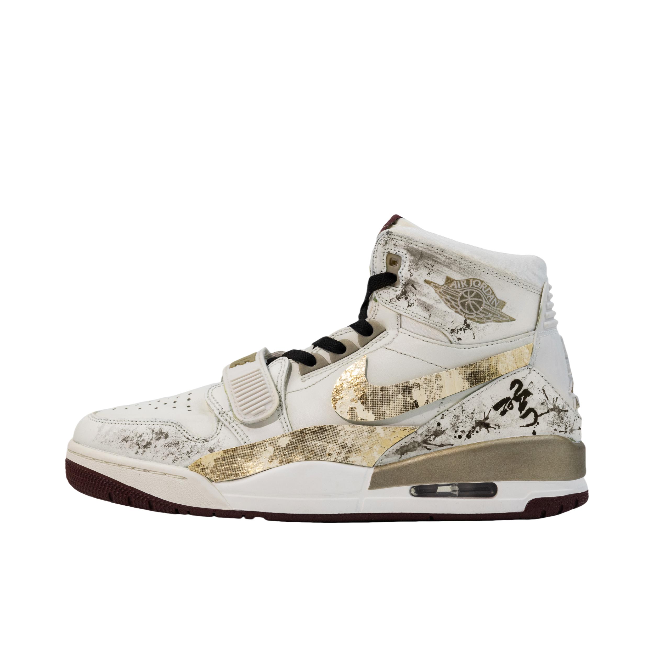 推荐商品：【定制球鞋】Air Jordan Legacy 312 运动休闲鞋 减震透气轻便耐磨增高防水支撑防滑复古美式经典做旧 山海金鳞