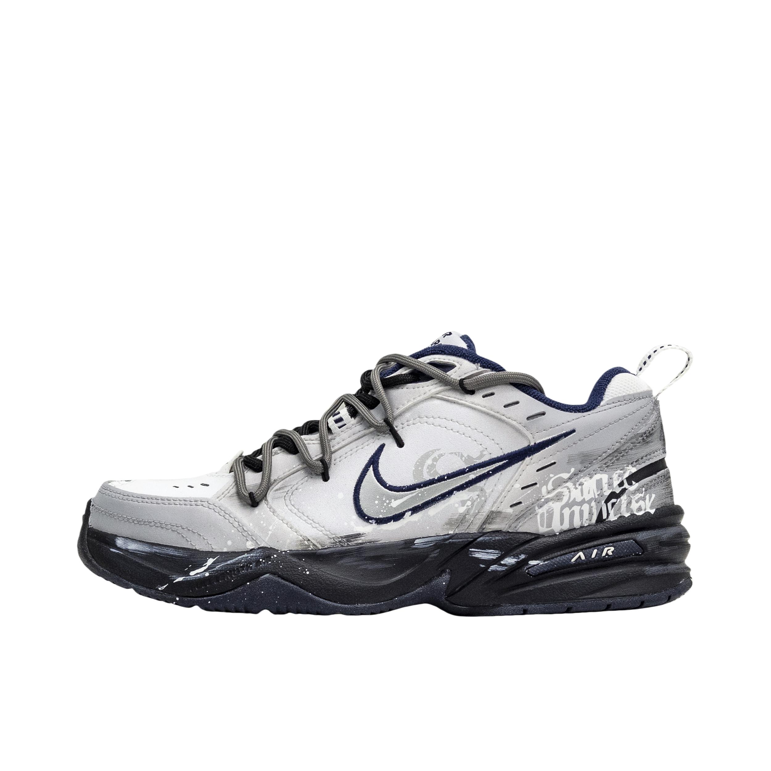 推荐商品：【定制球鞋】 Nike Air Monarch 4 运动休闲鞋 防滑耐磨舒适缓震织物合成革百搭复古 暗影循迹