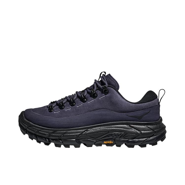 推荐商品：HOKA ONE ONE  Tor Summit  减震 防滑 耐磨 绒面皮  徒步鞋 蓝黑色 