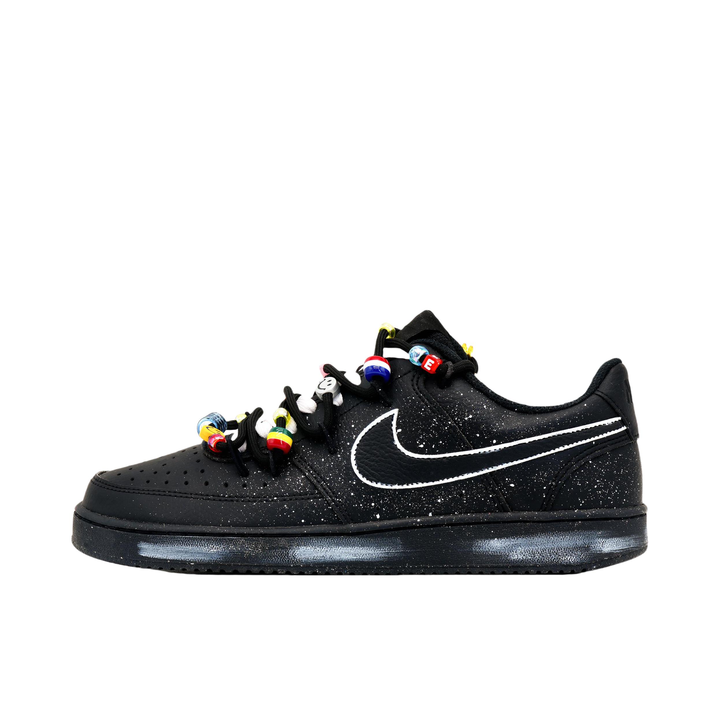 推荐商品：【定制球鞋】Nike Court Vision 板鞋 增高街头风防滑耐磨轻便减震复古潮舒适百搭 时光隧道