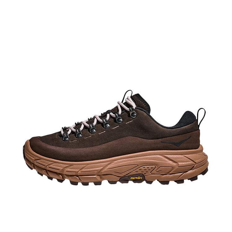 推荐商品：HOKA ONE ONE  Tor Summit  减震 防滑 耐磨 绒面皮  徒步鞋 铸铁灰/核桃棕色 