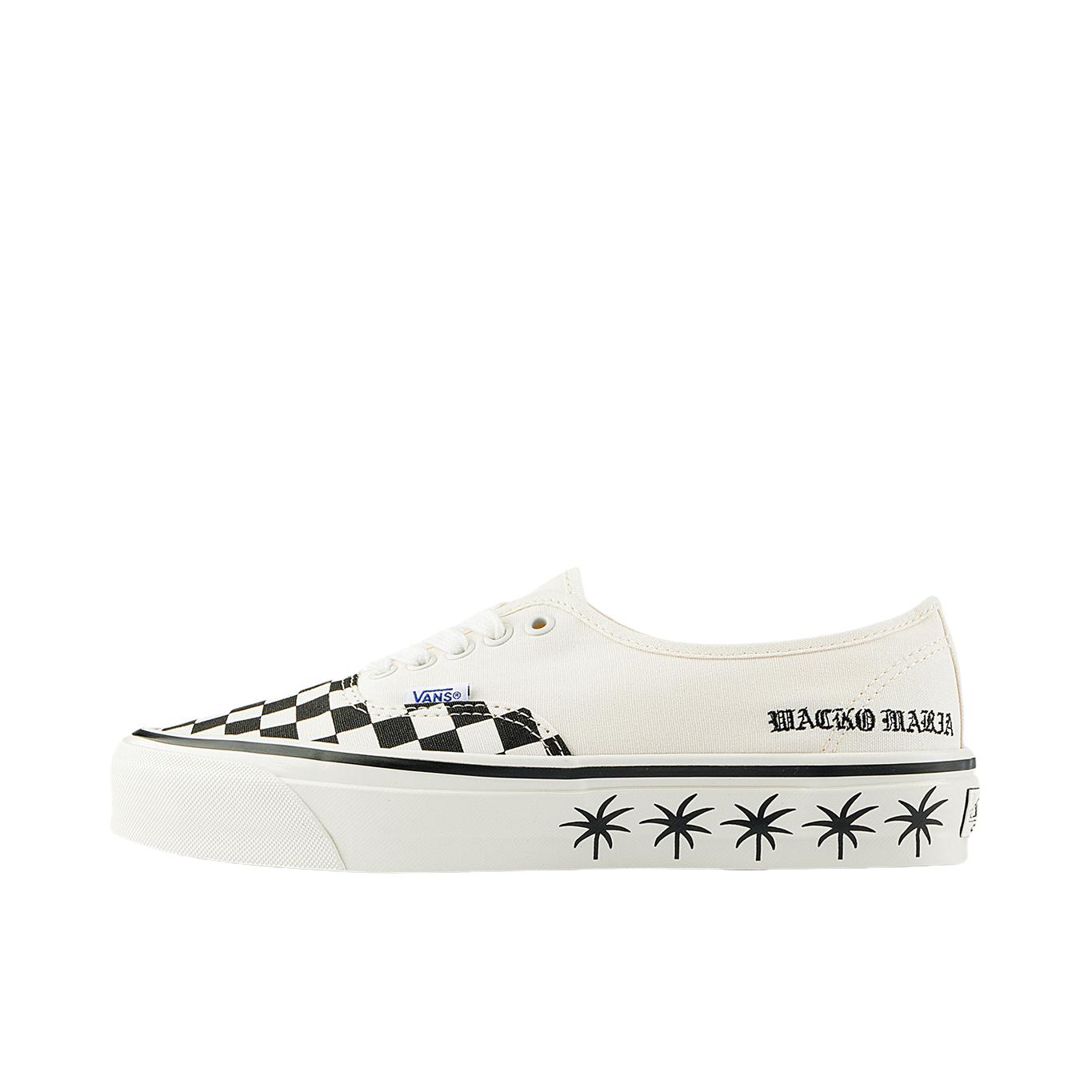 推荐商品：Vans/范斯 Authentic Reissue 44 系带 防滑耐磨 舒适透气 平底 帆布鞋 WACKO MARIA联名/米白色