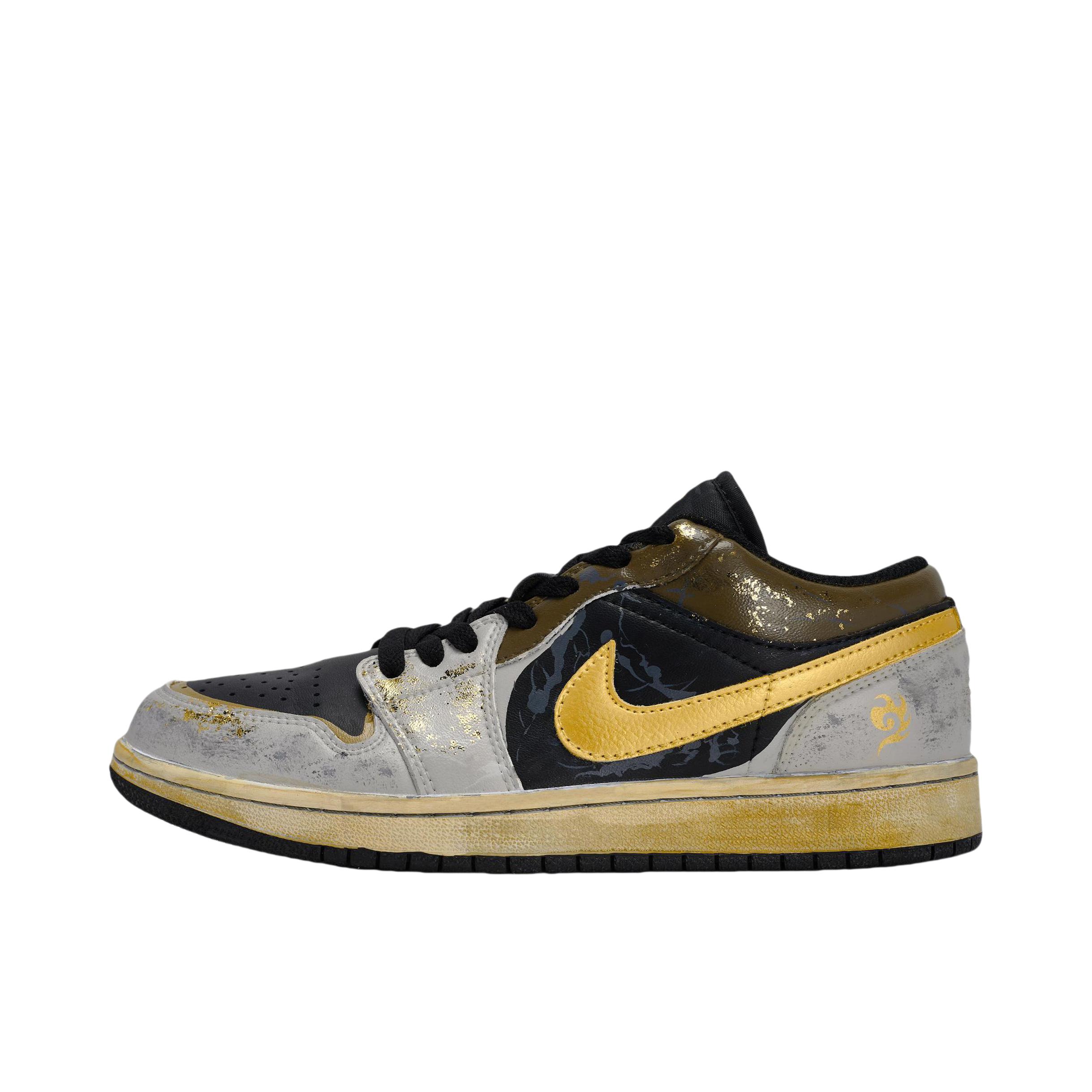 推荐商品：【定制球鞋】Air Jordan 1 减震 耐磨 透气 平跟 复古 潮流 简约 包裹性 防滑 轻便 支撑 增高 板鞋 十里长歌