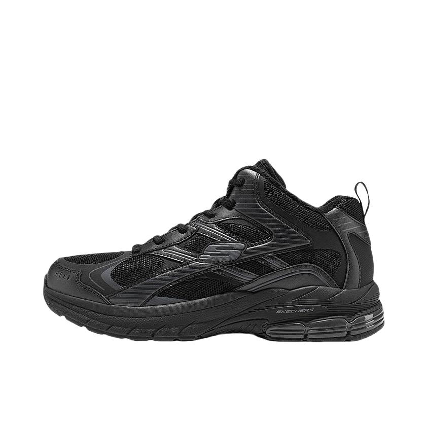 推荐商品：Skechers/斯凯奇 SPORTMENS 老爹鞋 休闲运动鞋 休闲厚底复古风 全黑色