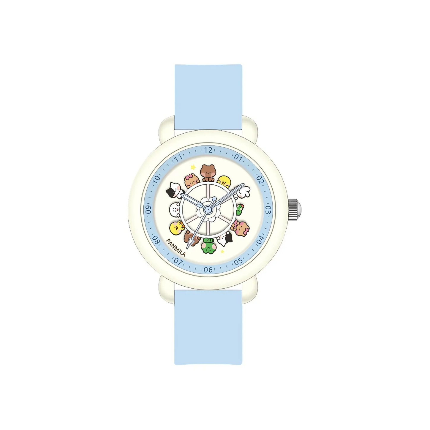 推荐商品：【Line friends minini联名】番米拉 摩天轮系列 学生初高中儿童旋转摩天轮石英男女同款手表