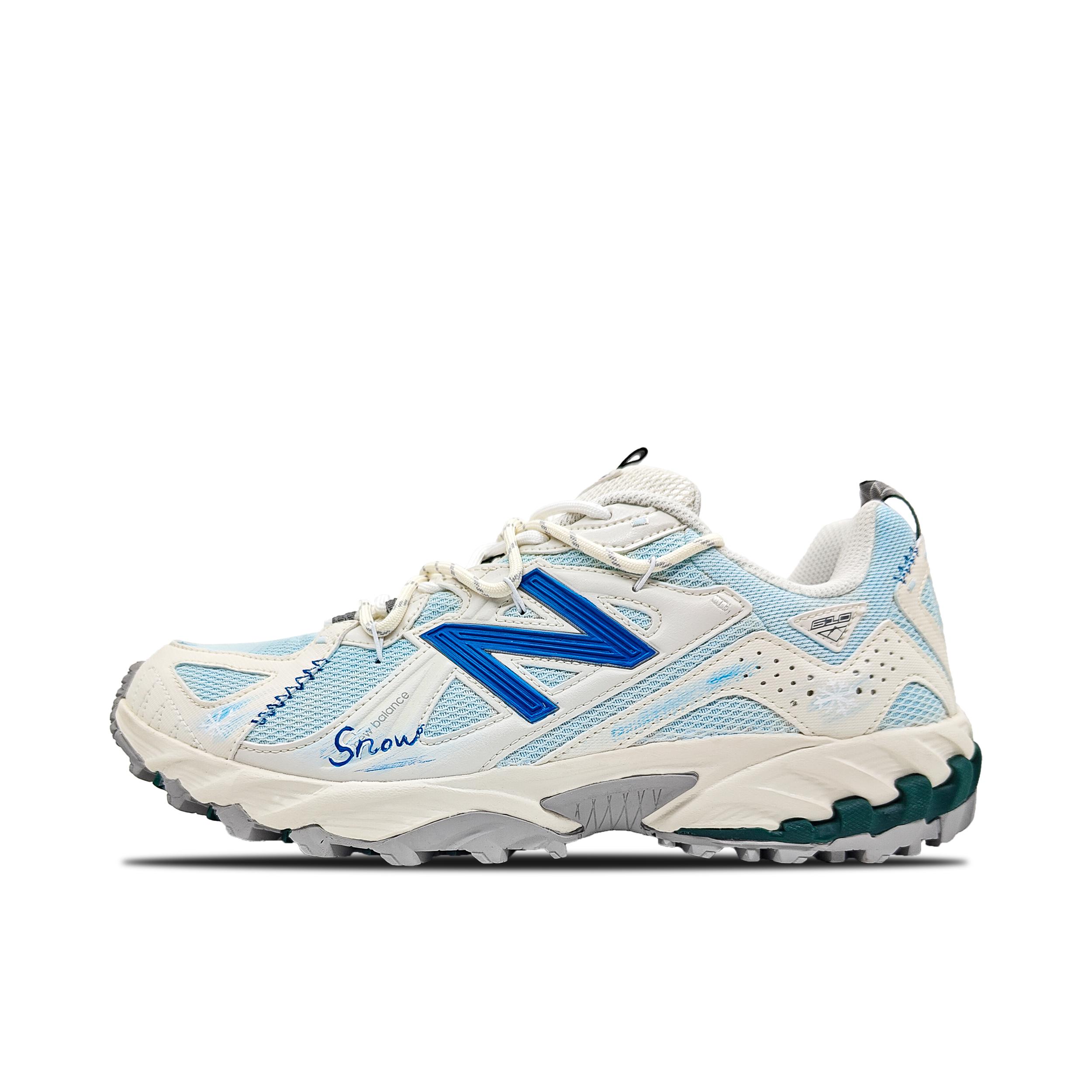【定制球鞋】 New Balance 610T 跑鞋 防滑耐磨舒适减震透气复古美式简约百搭甜酷机能风 海盐嘟嘟