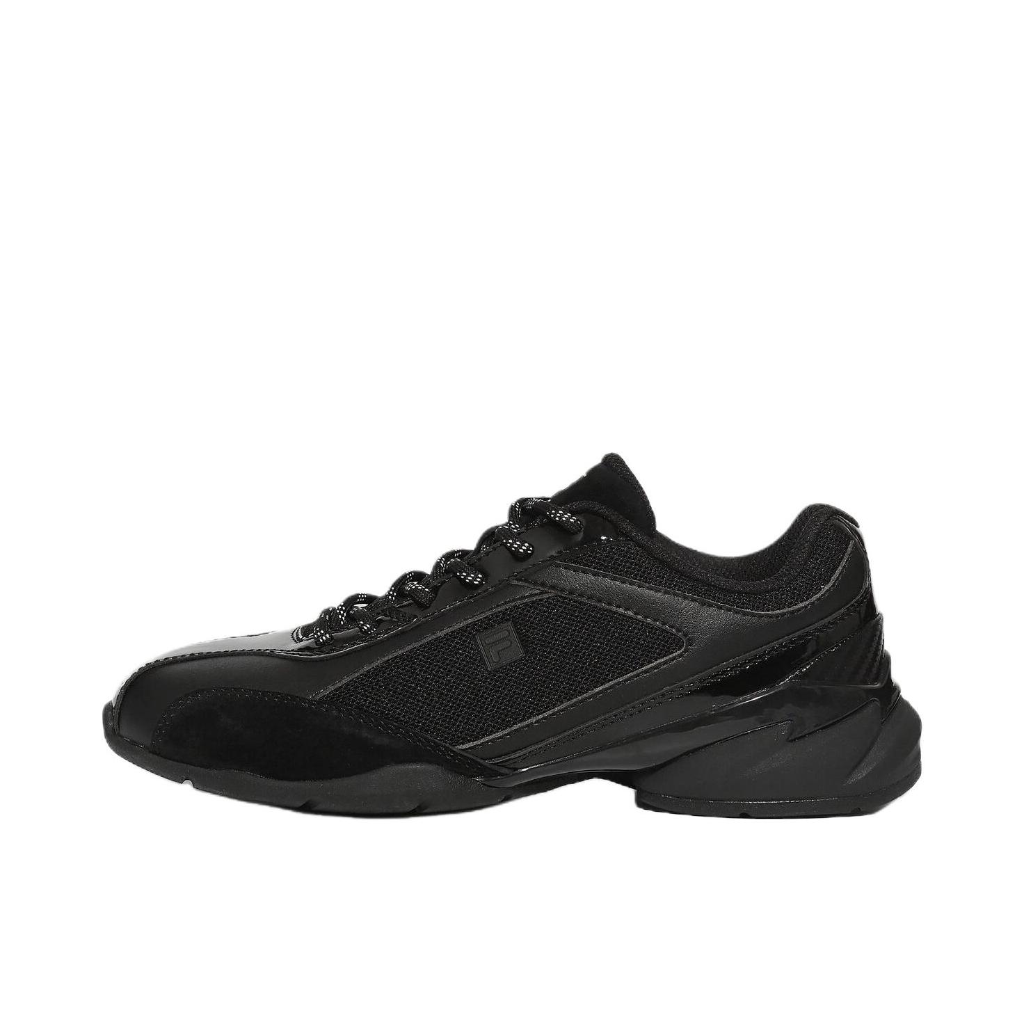 推荐商品：FILA/斐乐 Ritmo 皮革 柔软 防滑 耐磨 运动休闲鞋 黑色 